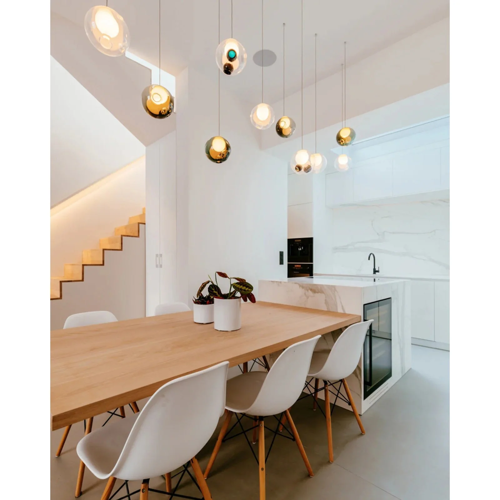 Haile Modern Glass Pendant Light - Image 23