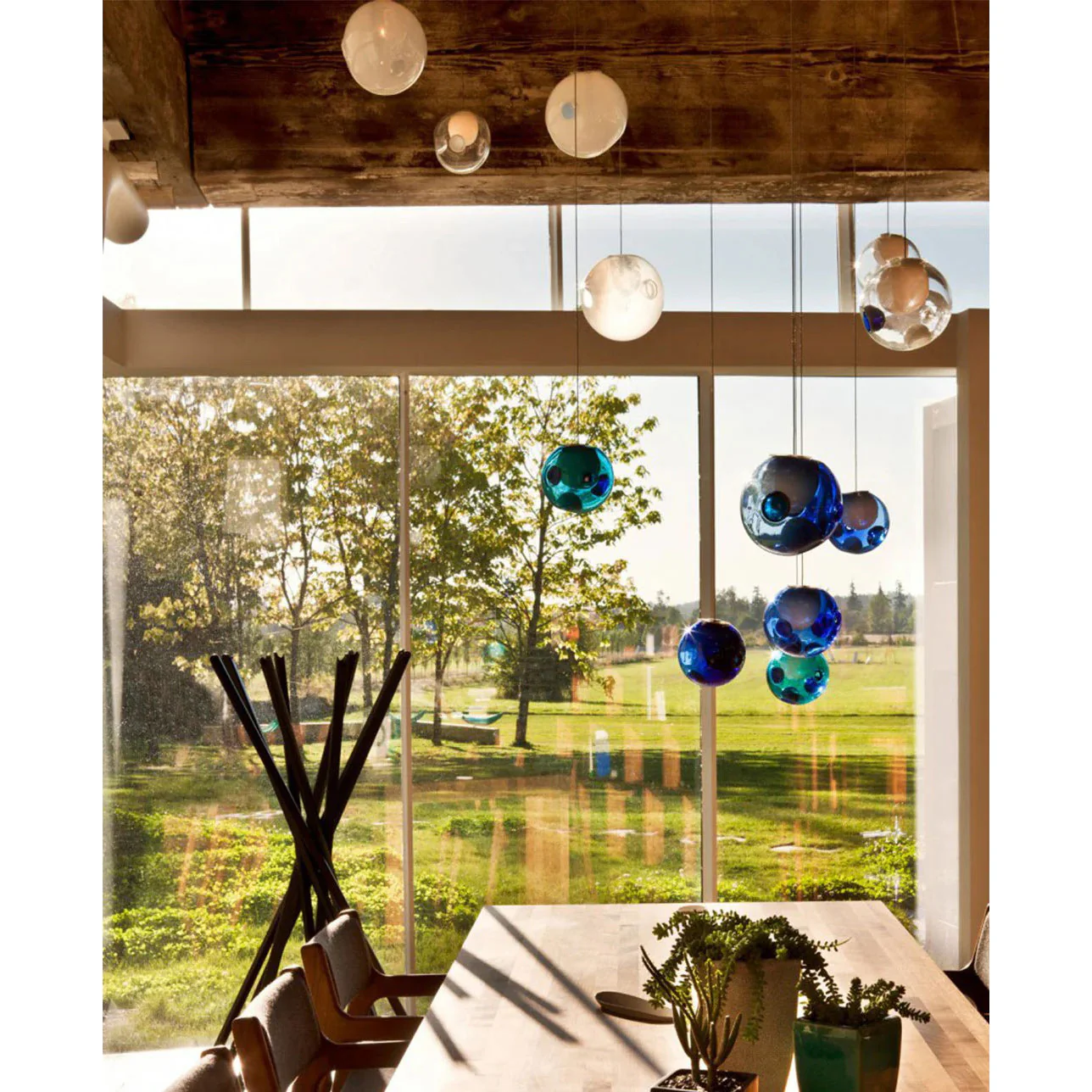 Haile Modern Glass Pendant Light - Image 26