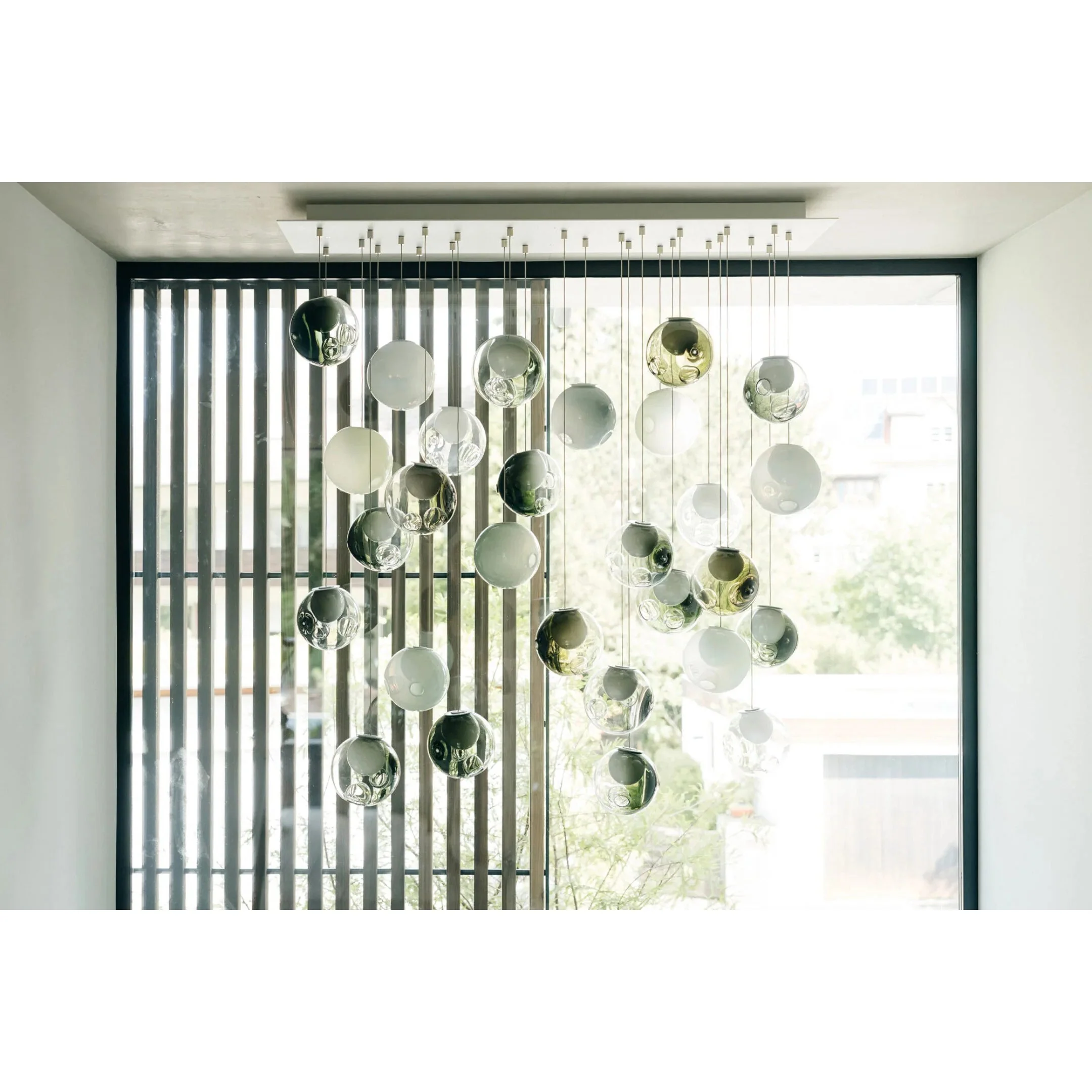 Haile Modern Glass Pendant Light - Image 32