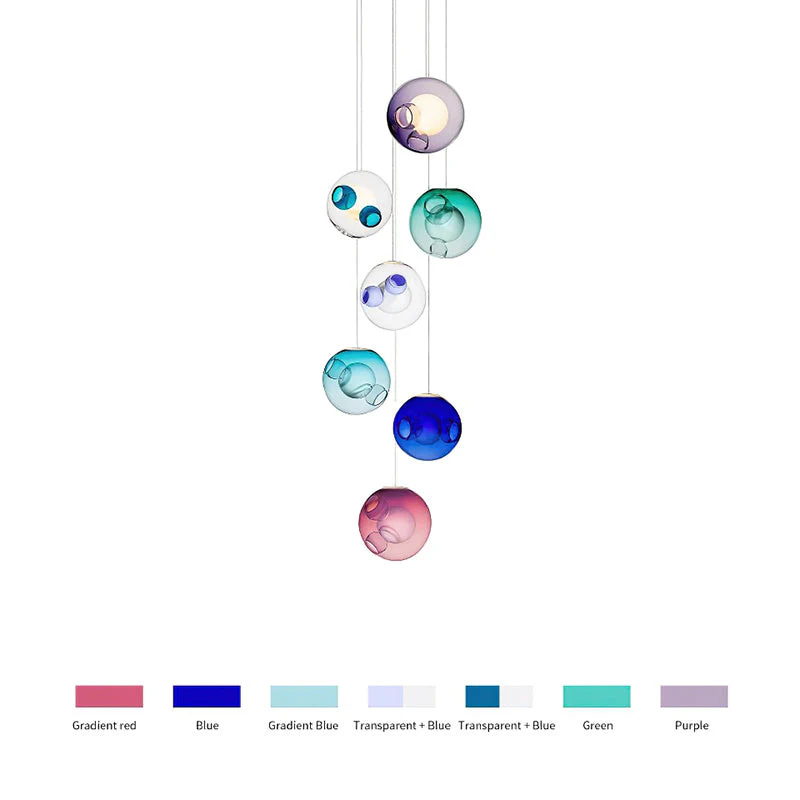 Haile Modern Glass Pendant Light - Image 63