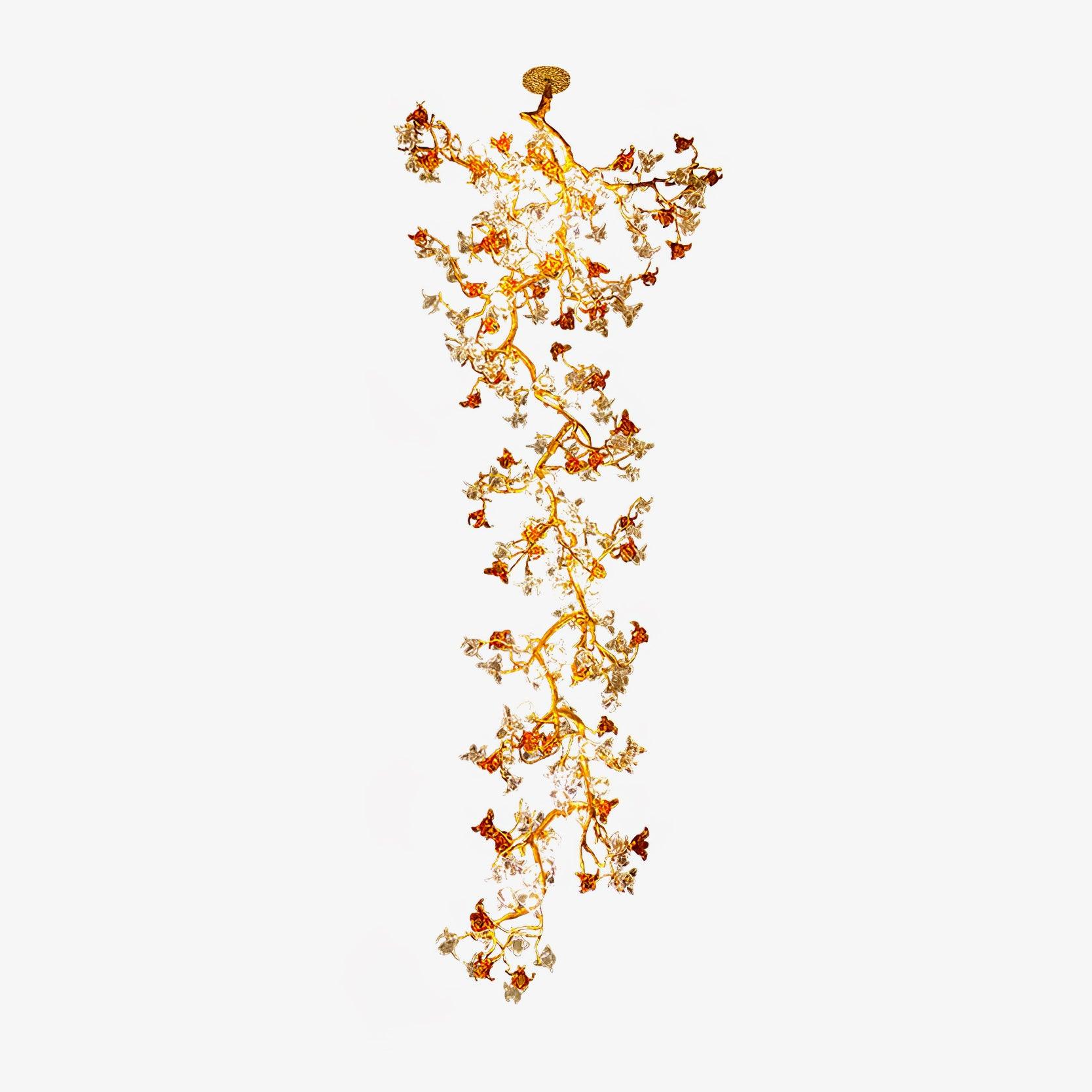 Aare Maple Branch Brass Crystal Chandelier - Image 16