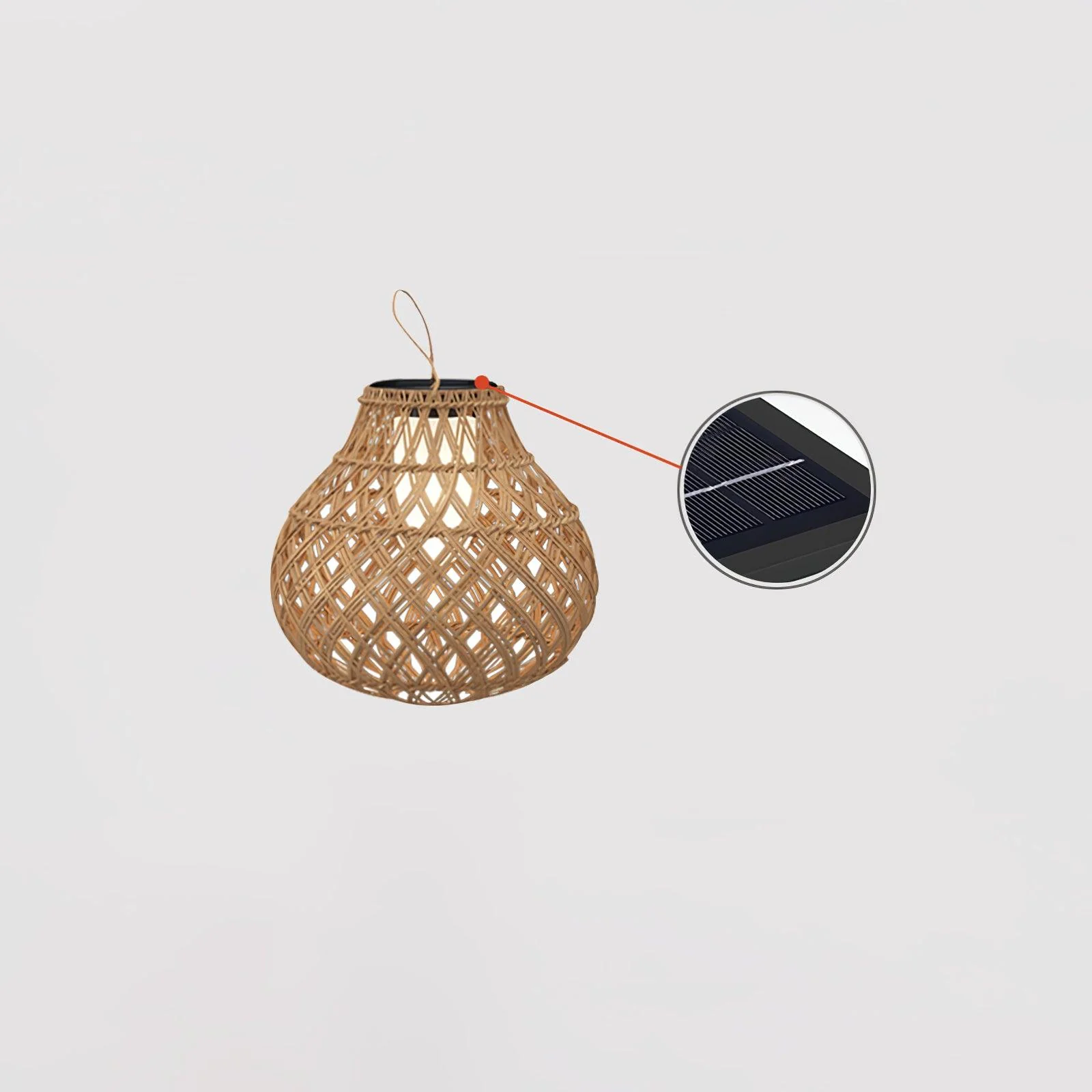 Abella Woven Sphere Lantern Outdoor Lamp - Image 13
