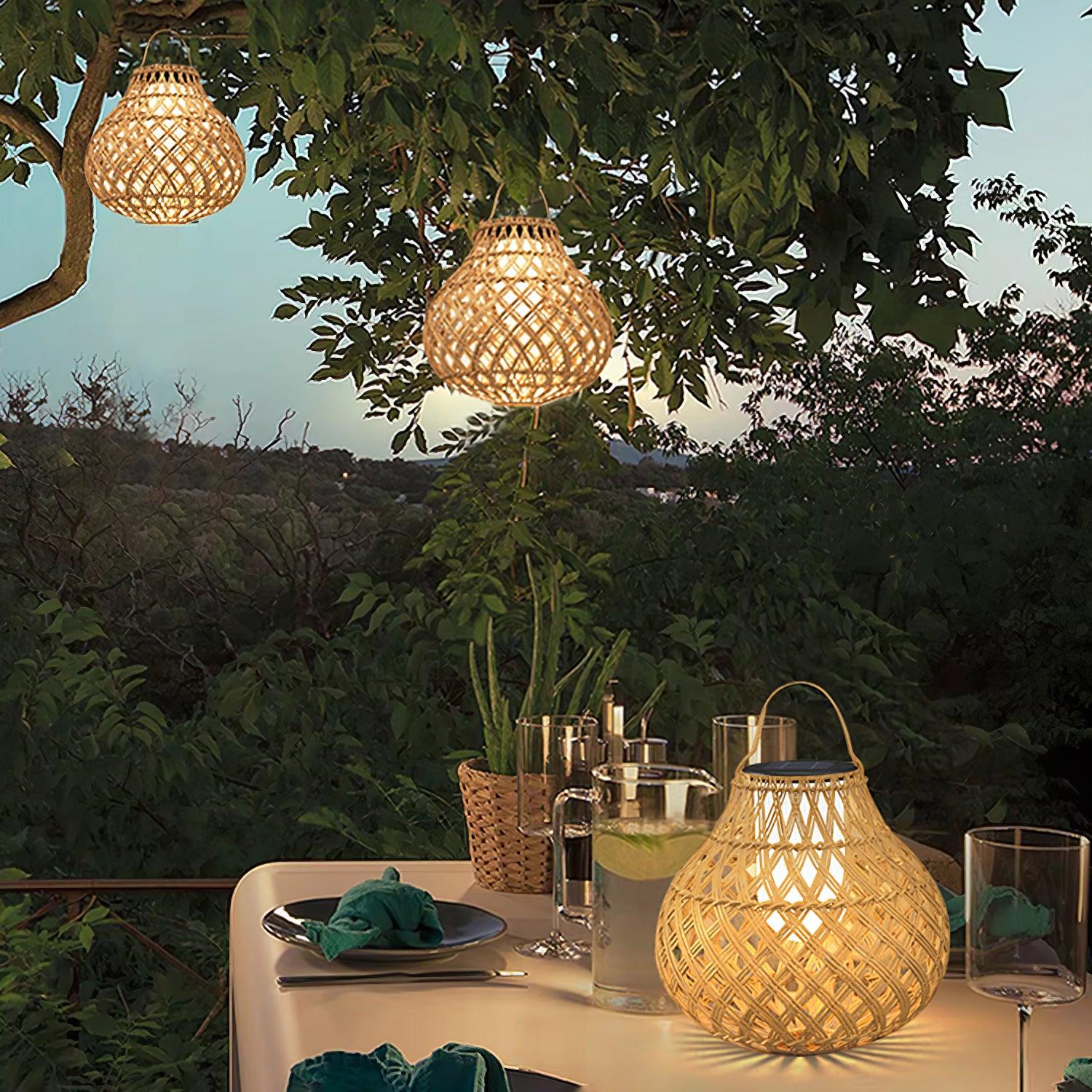 Abella Woven Sphere Lantern Outdoor Lamp - Image 29