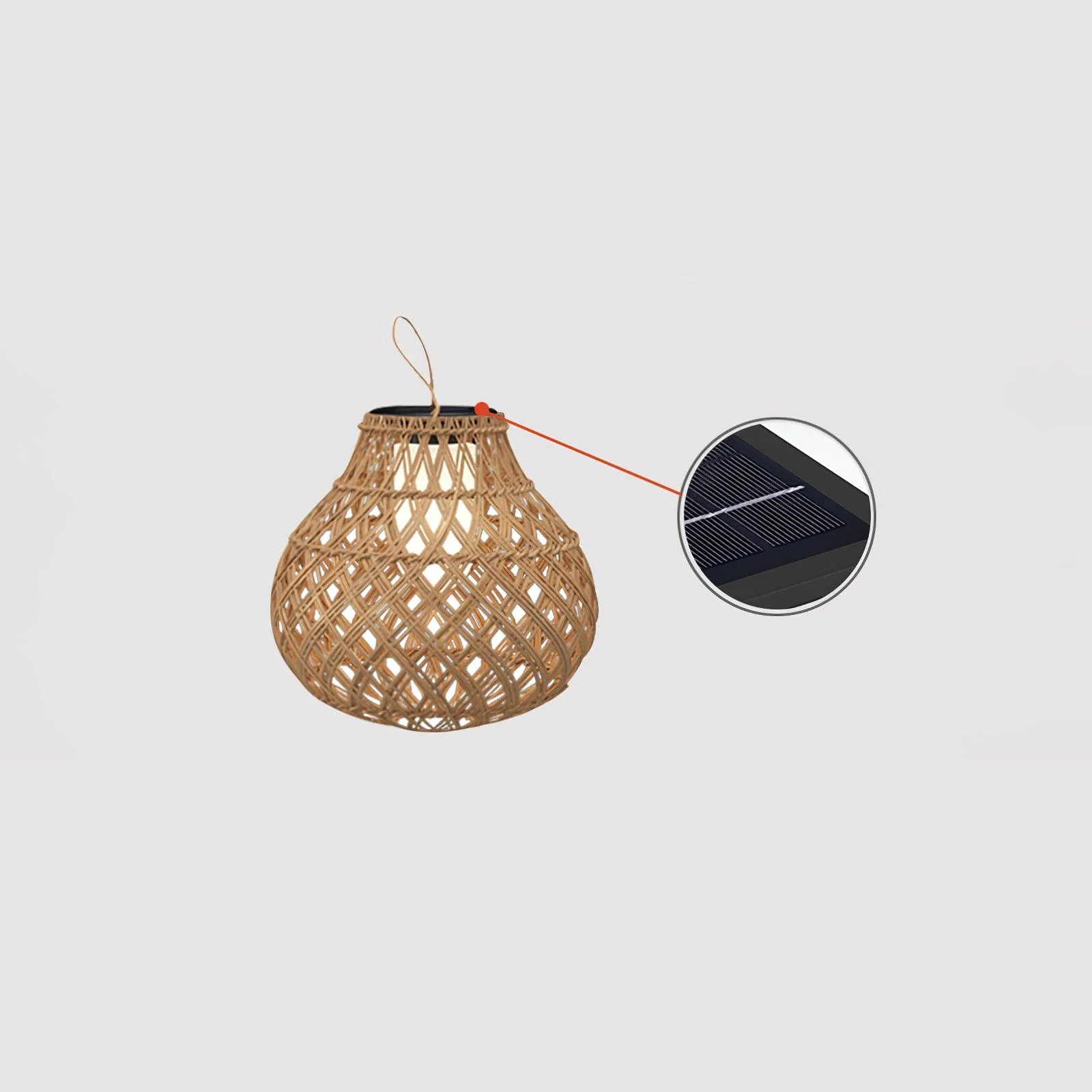 Abella Woven Sphere Lantern Outdoor Lamp - Image 30