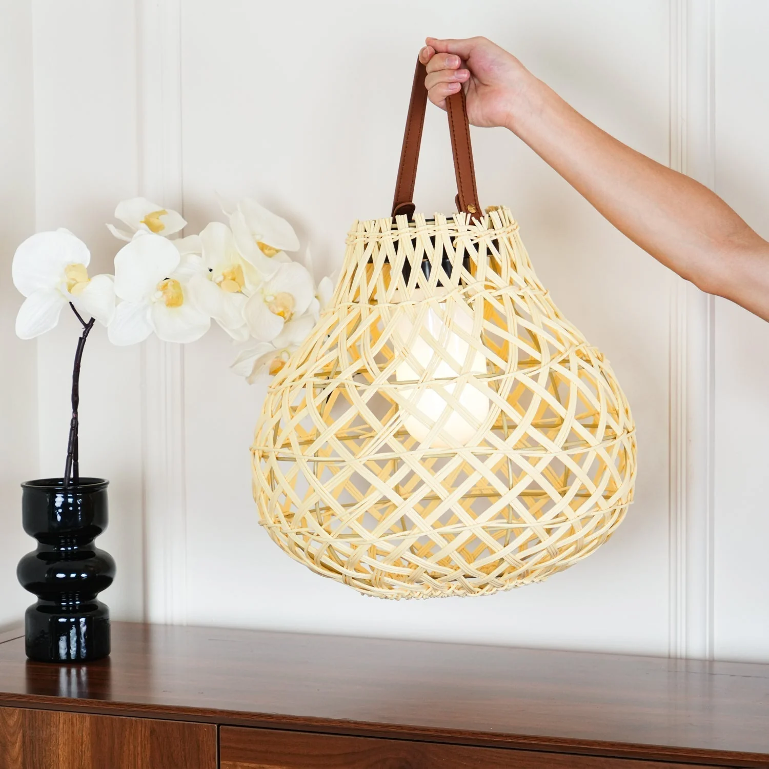 Abella Woven Sphere Lantern Outdoor Lamp - Image 46