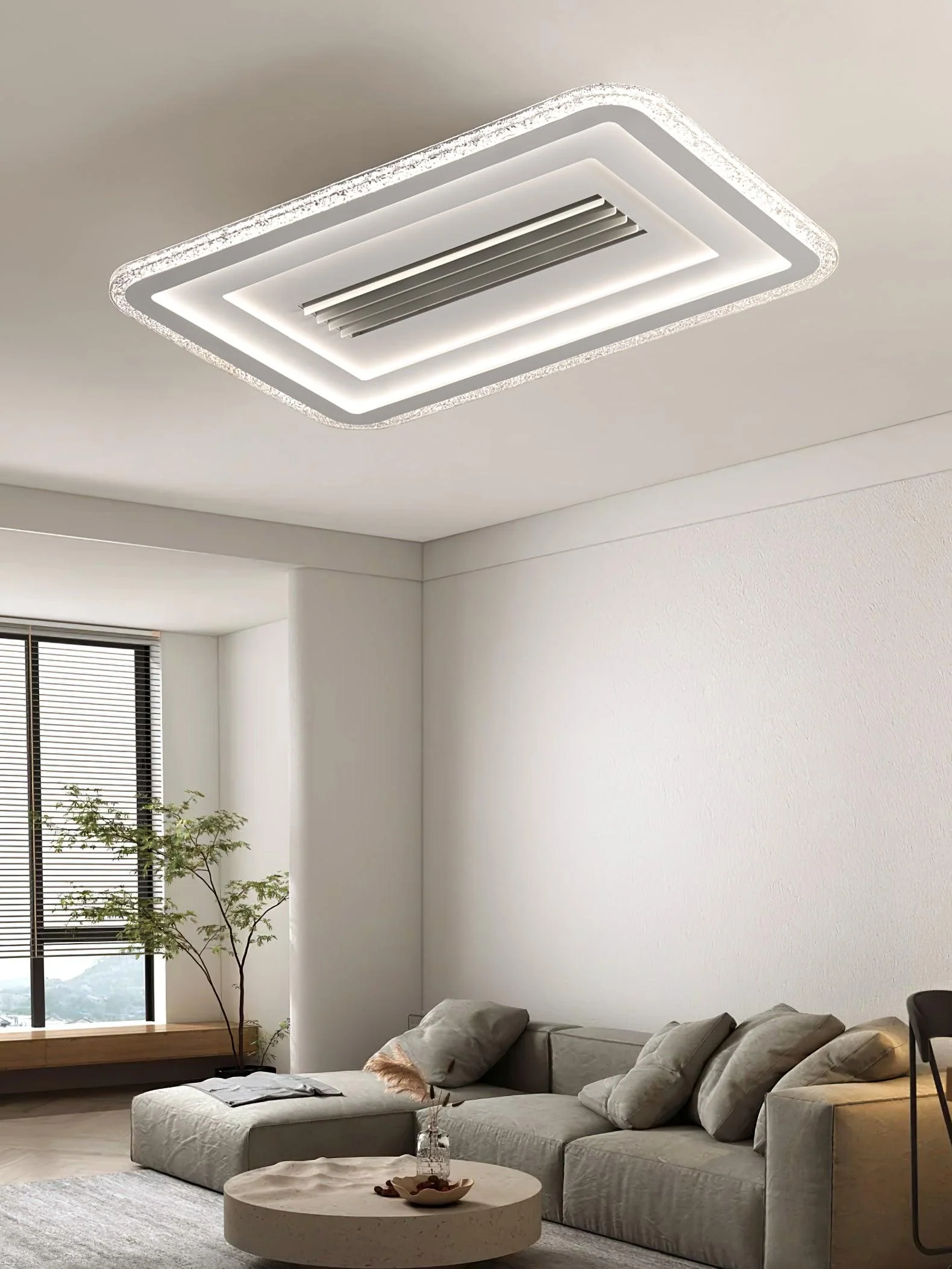 Ulthaara Modern Minimalist Ultrathin Rectangle Ceiling Lamp - Image 11