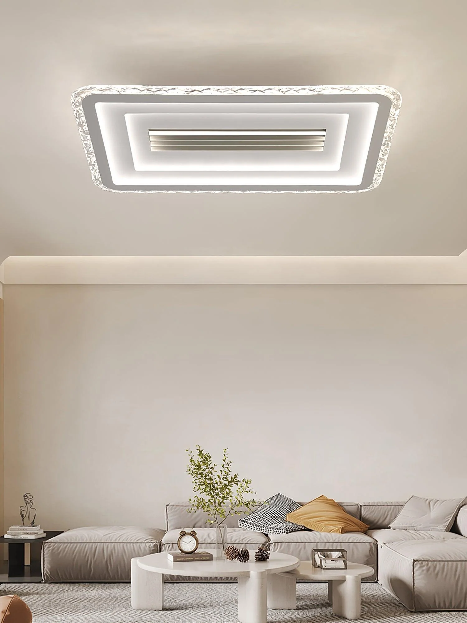 Ulthaara Modern Minimalist Ultrathin Rectangle Ceiling Lamp - Image 14