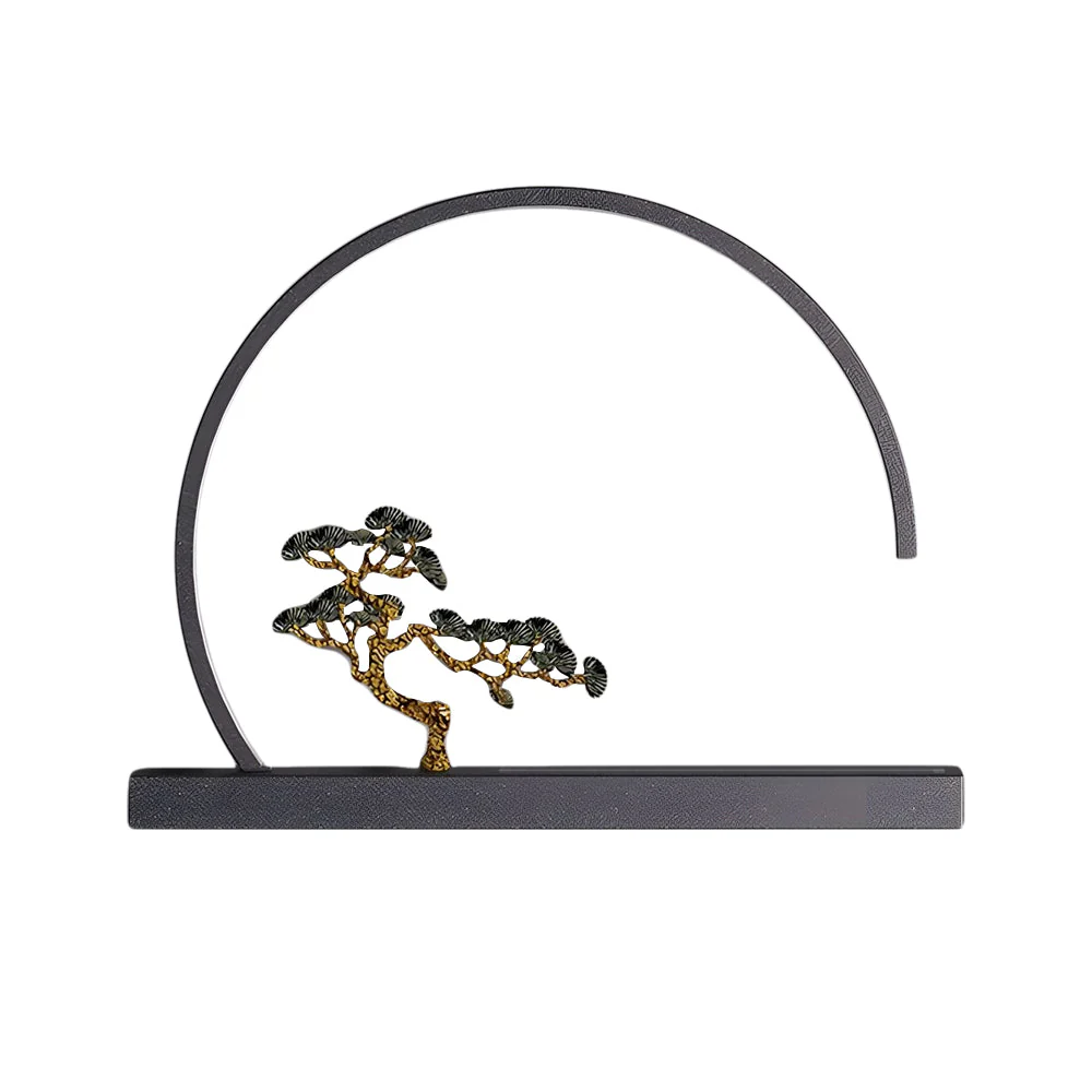 Ada Chinese Greeting Pine Steel Outdoor Wall Light - Image 7