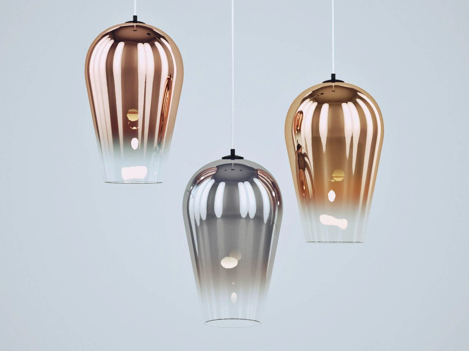Adler Modern Glass Pendant light - Image 12