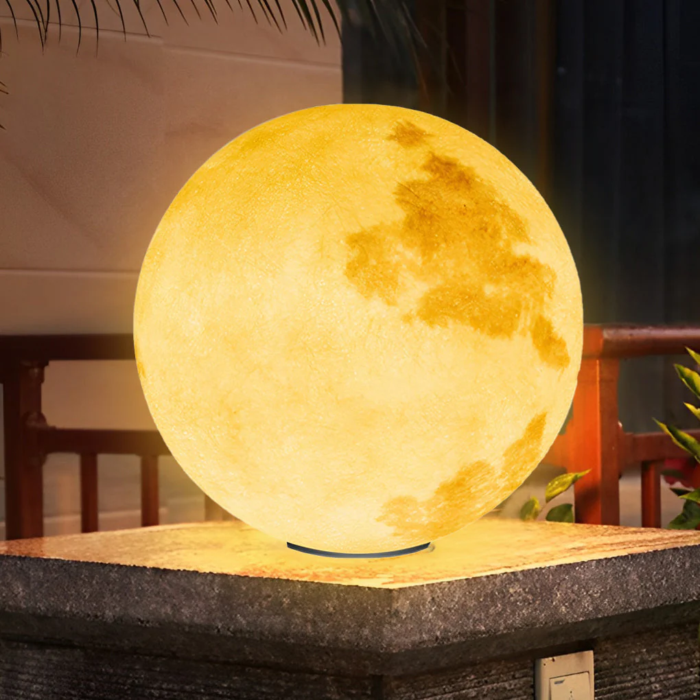 Admira Moon Pier-Mount Pillar PE Outdoor Post Light - Image 4