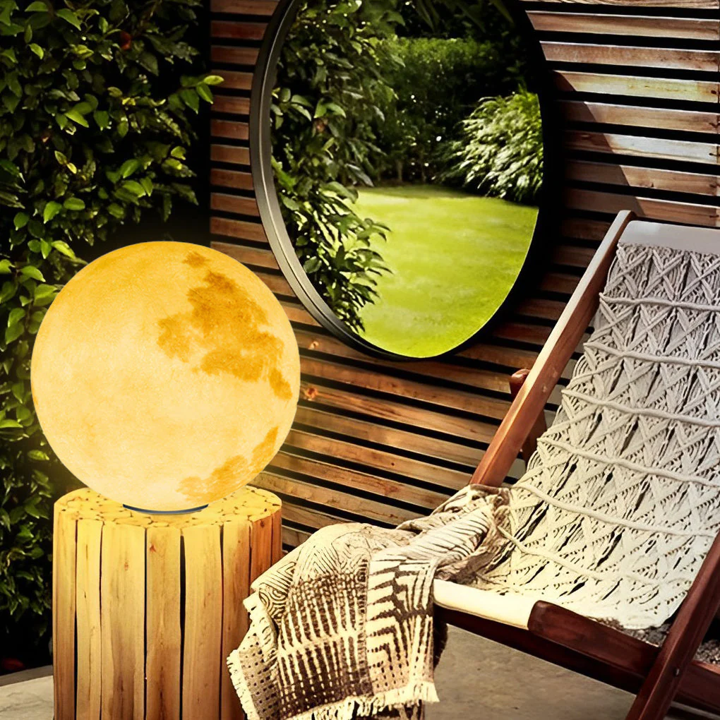 Admira Moon Pier-Mount Pillar PE Outdoor Post Light - Image 6