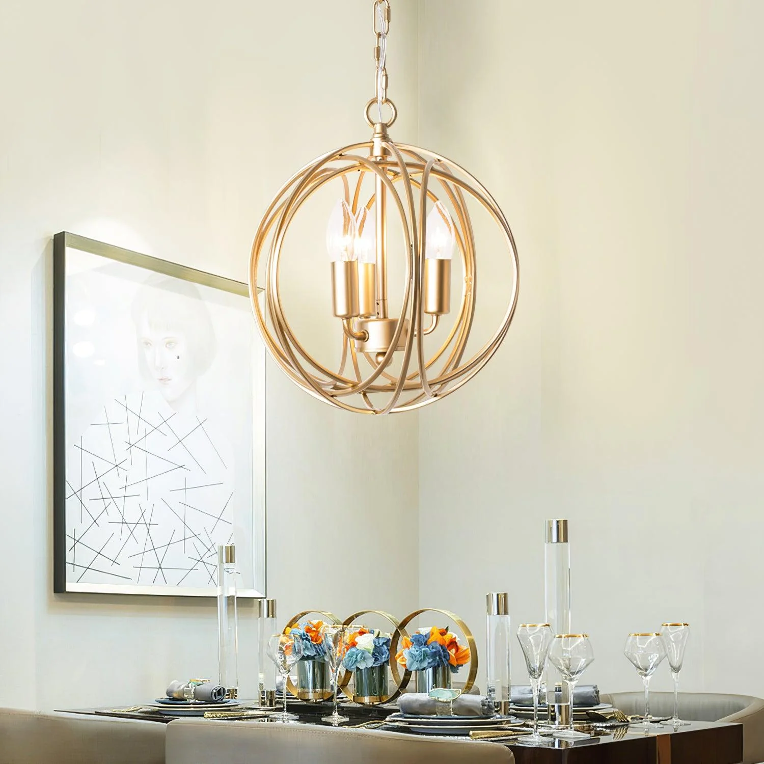 Adrian Luxury Pendant Light - Image 4