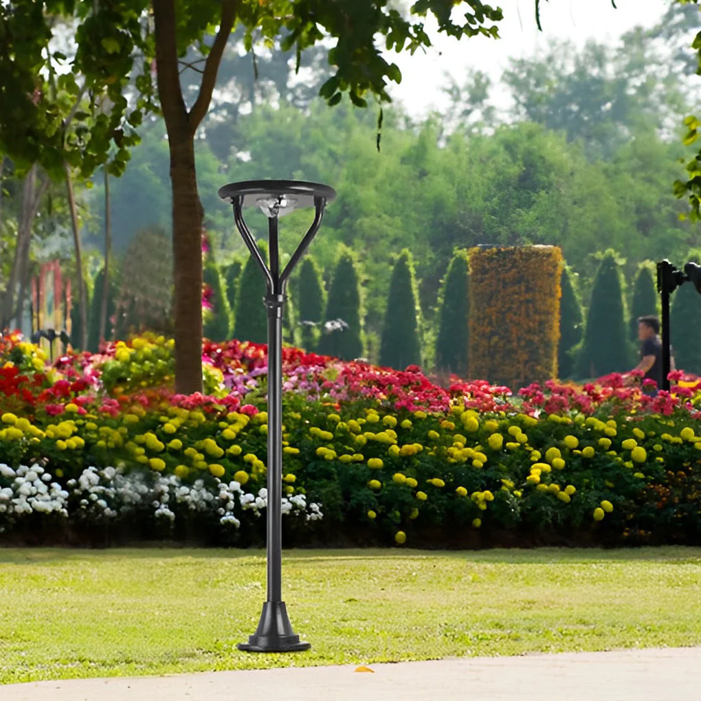 Adrienne Modern LED Post – Outdoor Round Light - Image 4