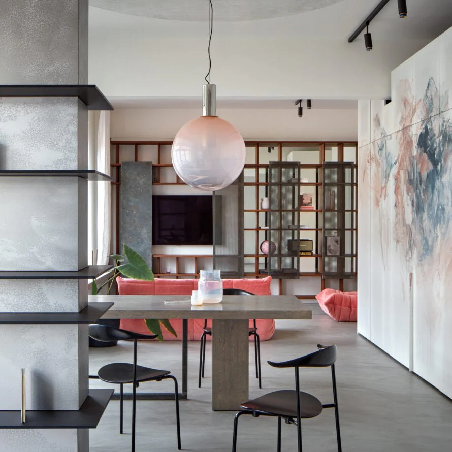 Aeris Minimalist Glass Pendant Lamp - Image 12