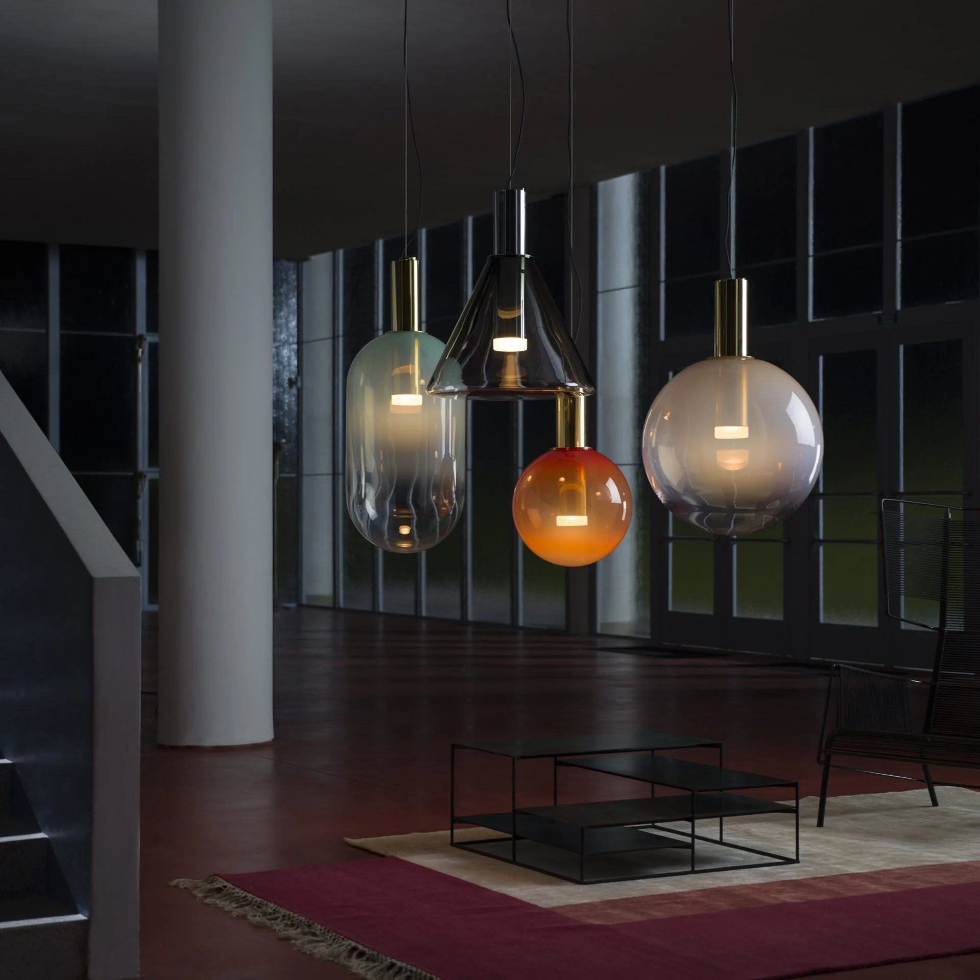 Aeris Minimalist Glass Pendant Lamp - Image 29