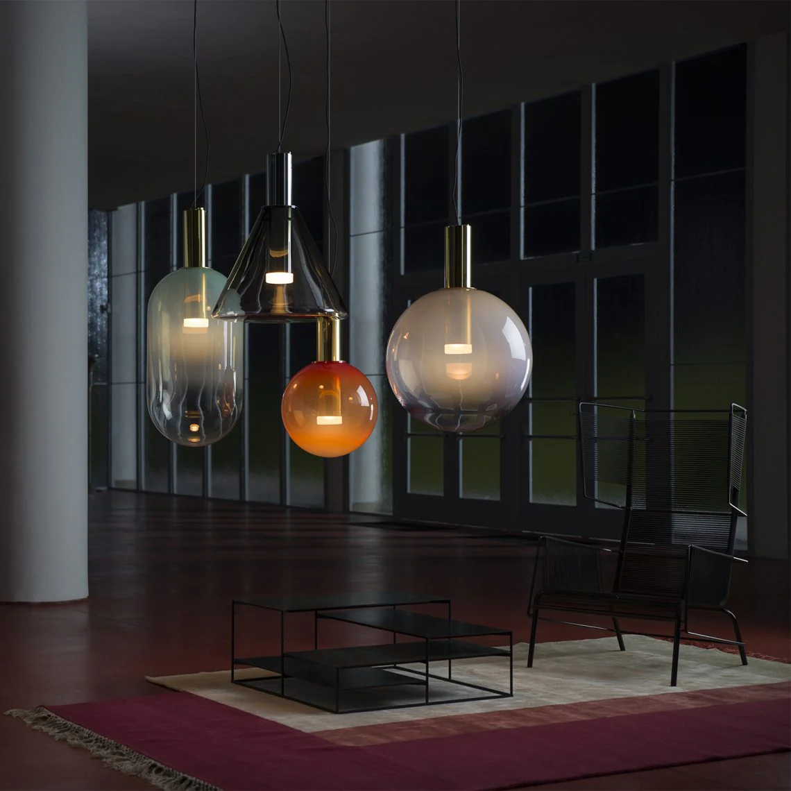 Aeris Minimalist Glass Pendant Lamp - Image 4