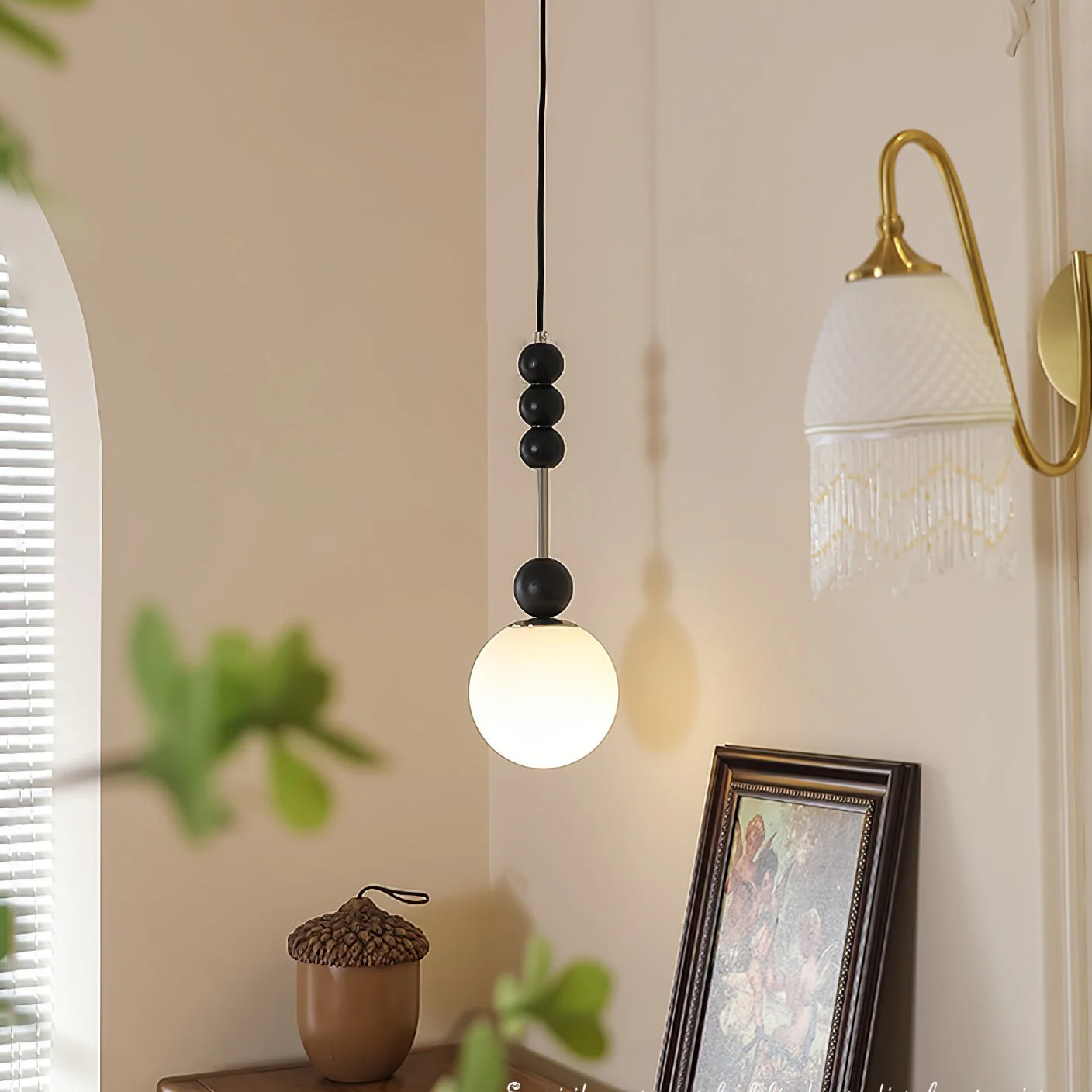 Aeris Minimalist Wood Pendant Lamp - Image 16