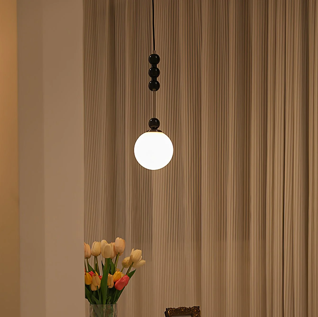 Aeris Minimalist Wood Pendant Lamp - Image 24