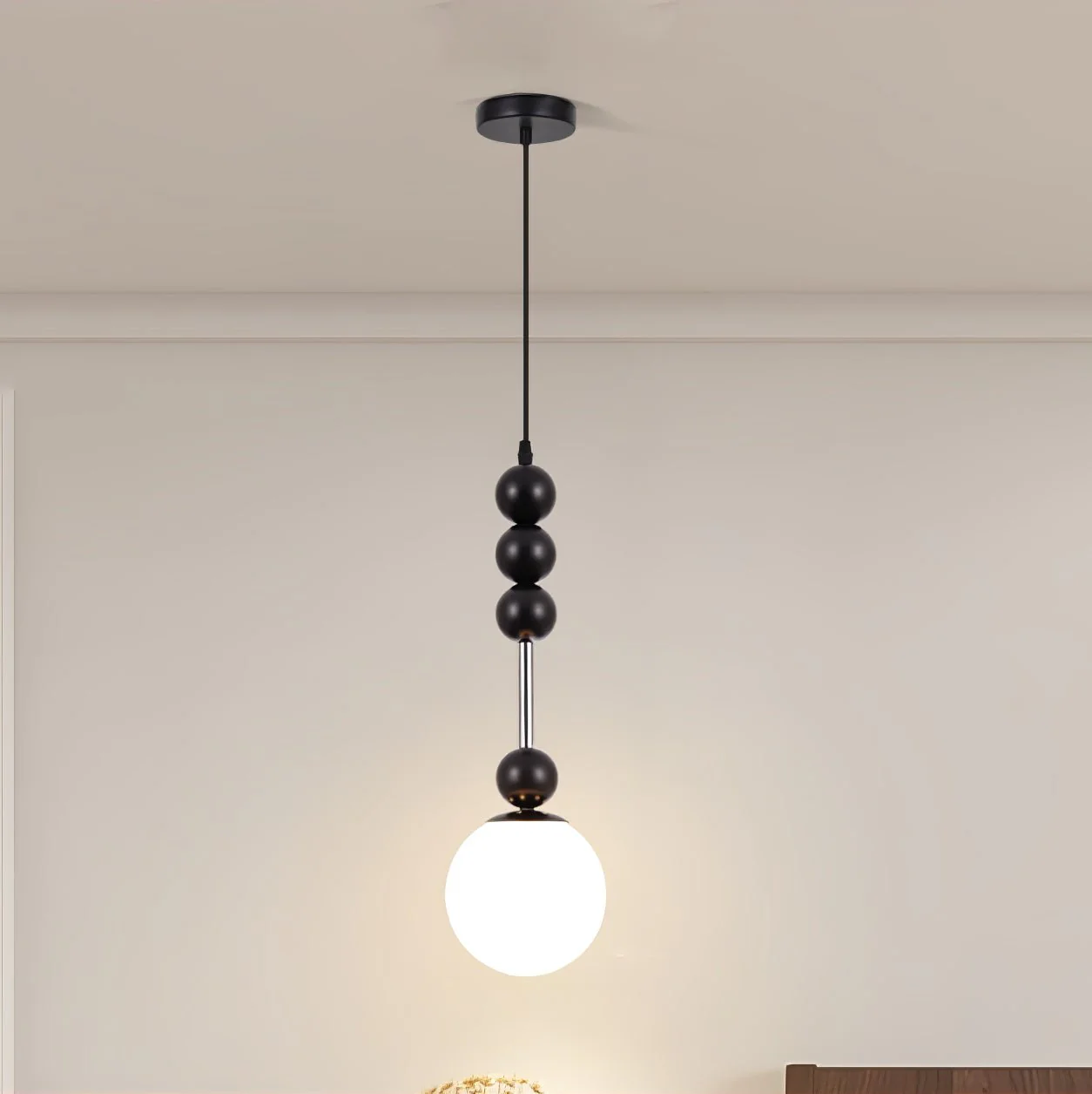 Aeris Minimalist Wood Pendant Lamp - Image 26