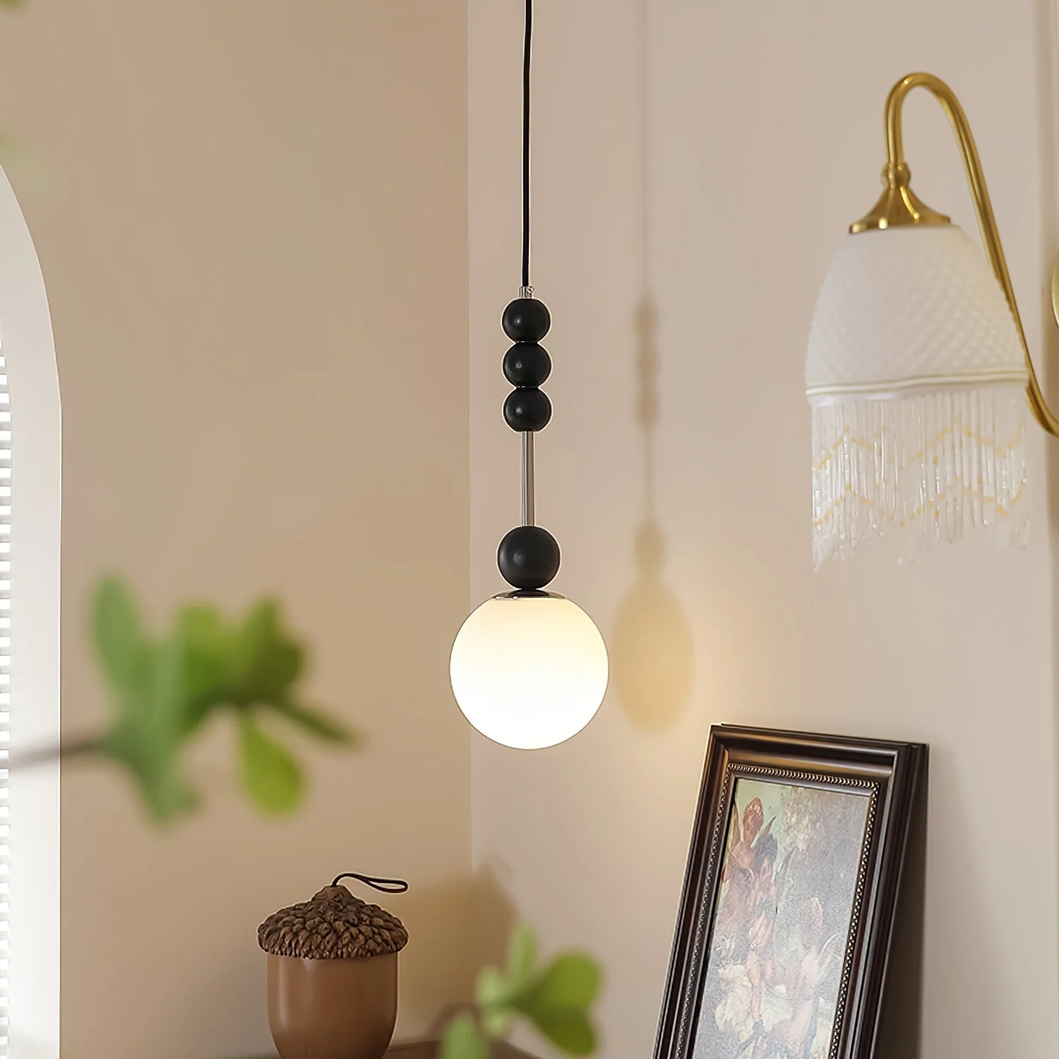 Aeris Minimalist Wood Pendant Lamp - Image 27