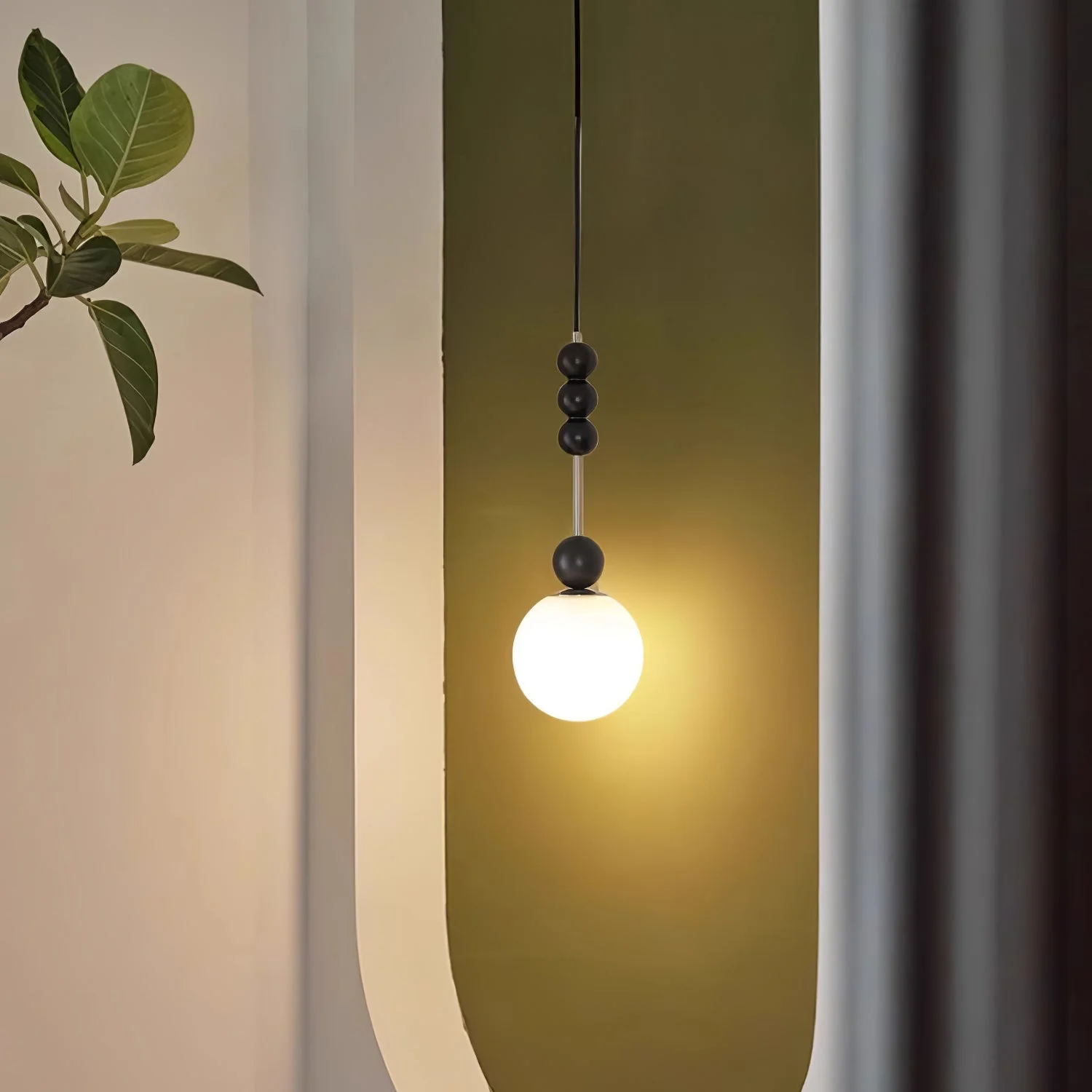 Aeris Minimalist Wood Pendant Lamp - Image 33