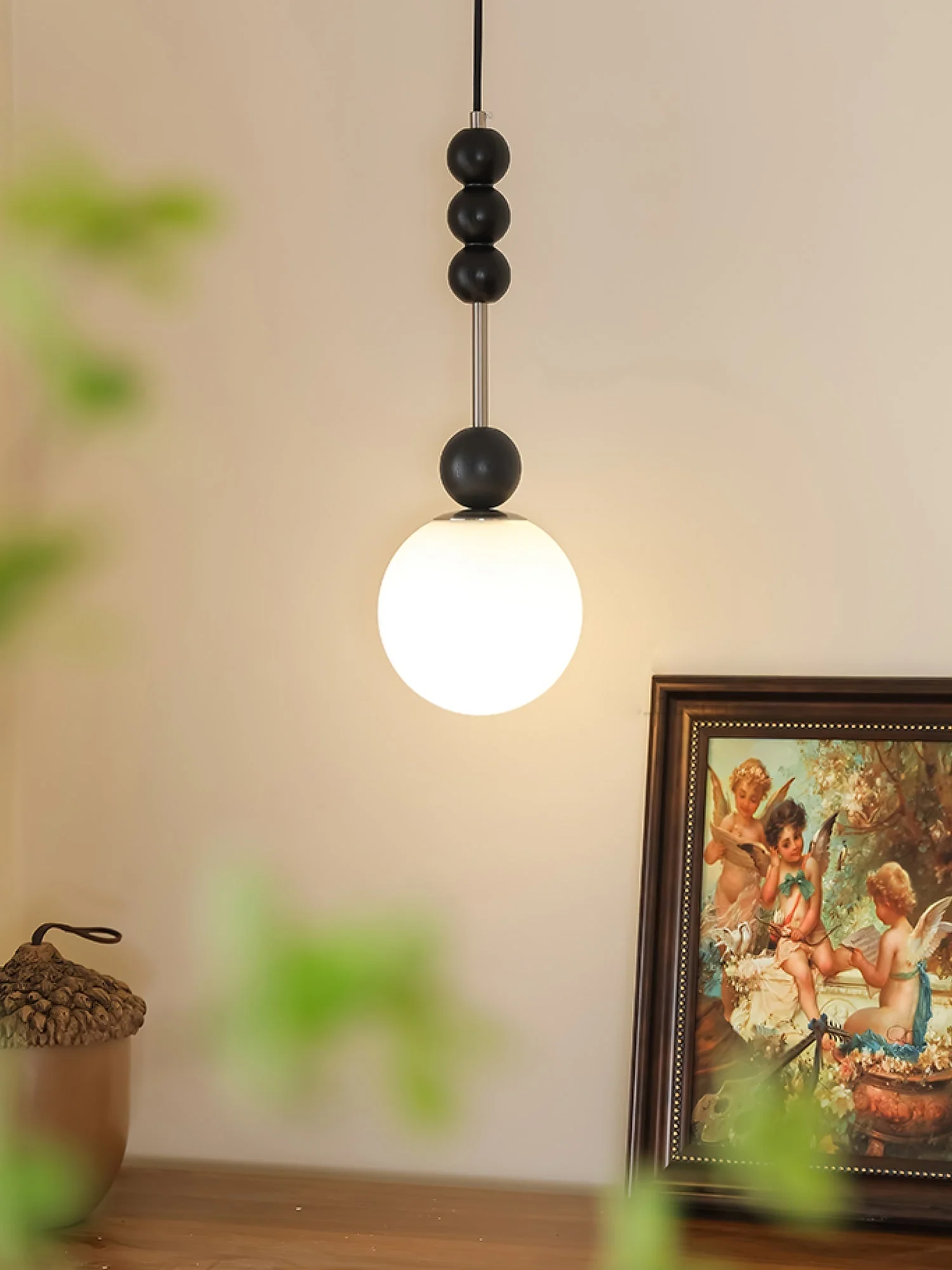 Aeris Minimalist Wood Pendant Lamp - Image 6