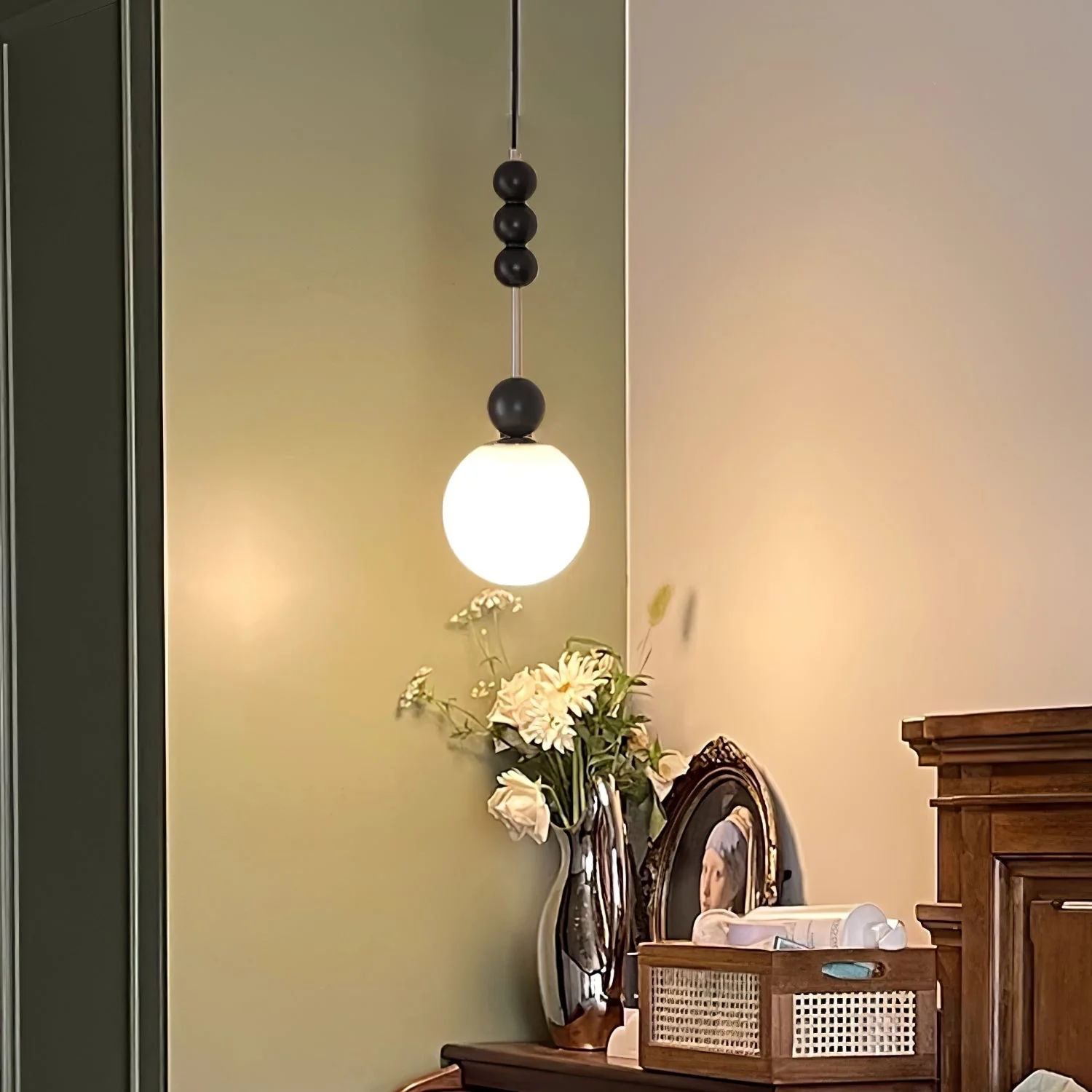 Aeris Minimalist Wood Pendant Lamp - Image 7