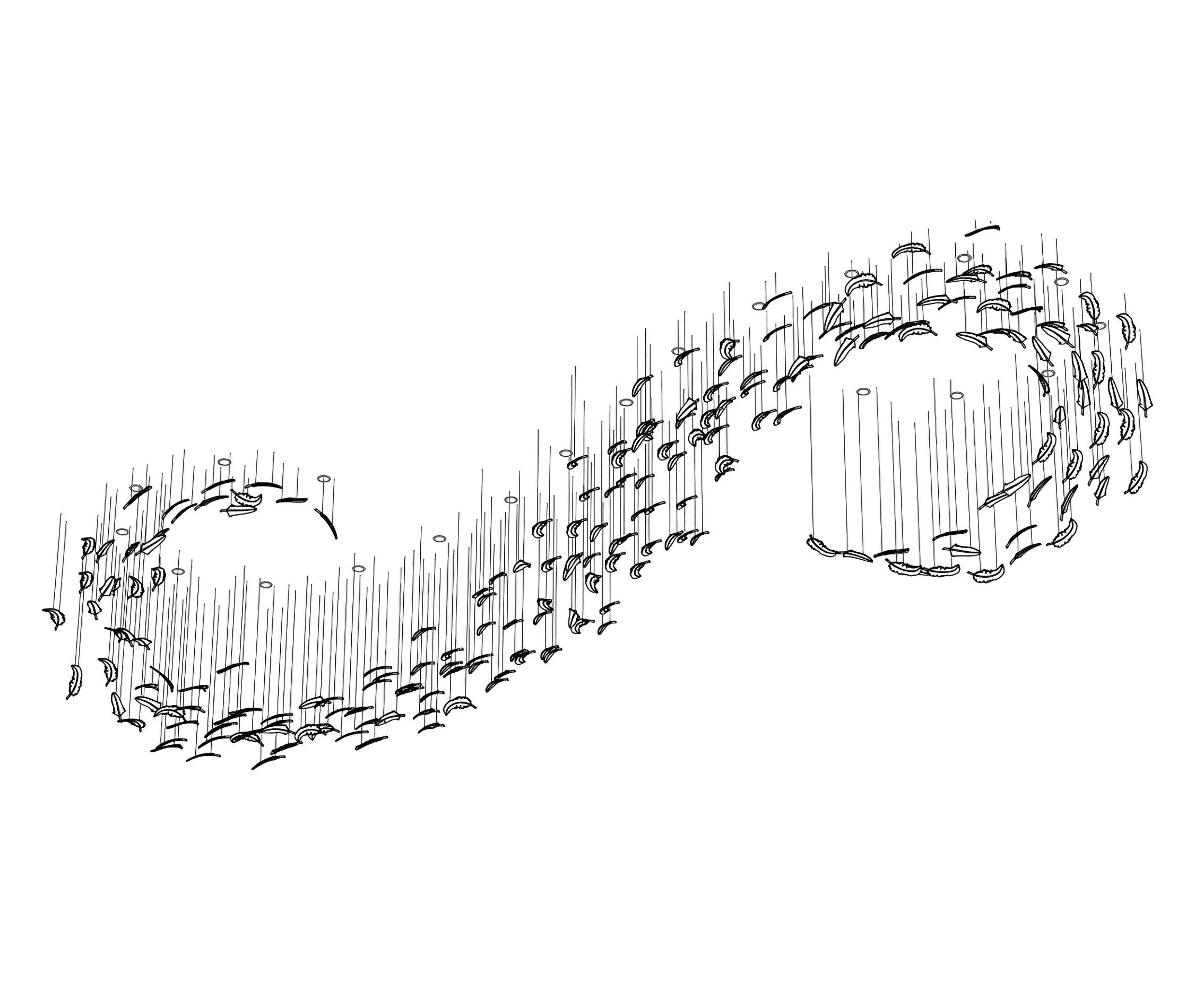 Aetherial Glass Leaf Chandelier - Image 19