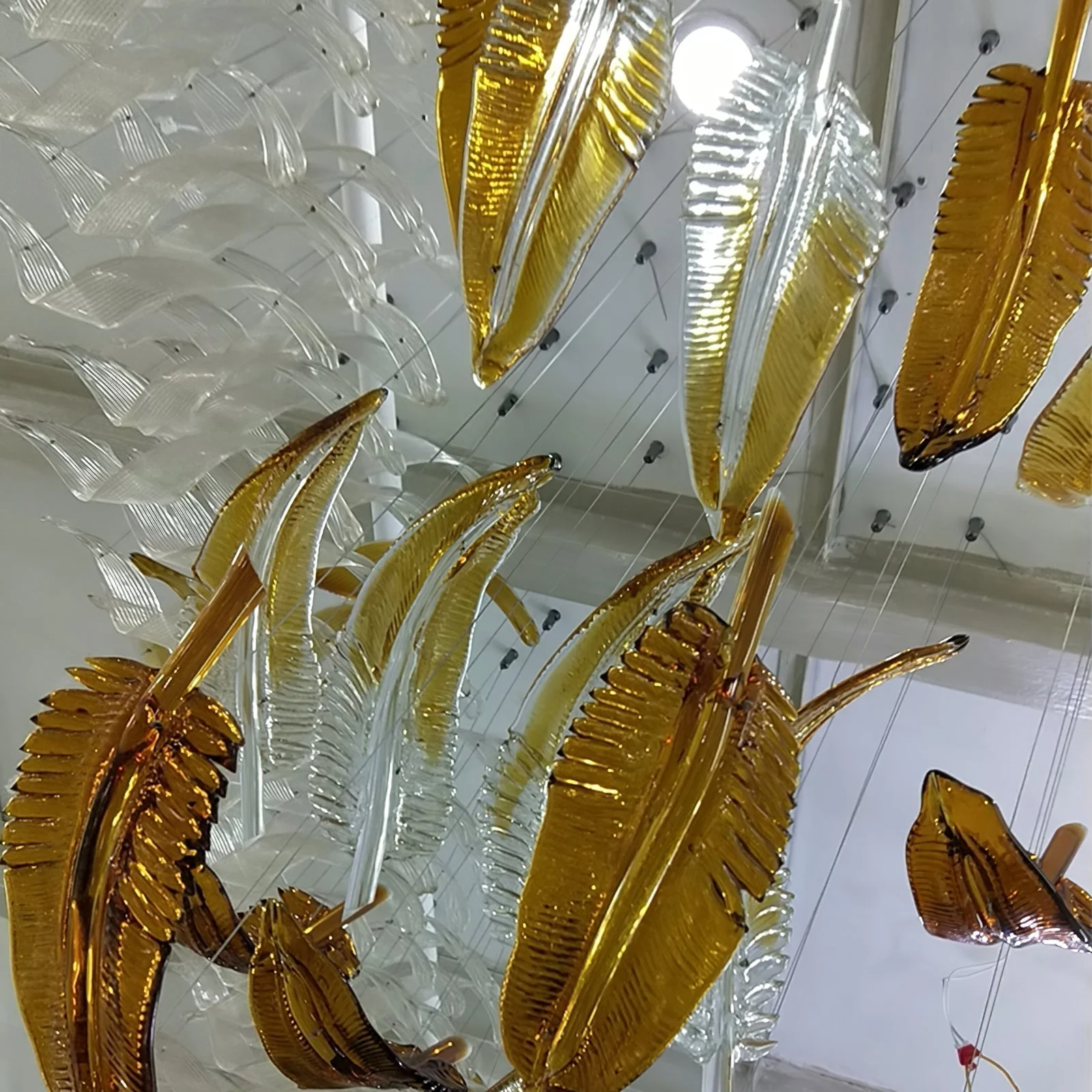 Aetherial Glass Leaf Chandelier - Image 38