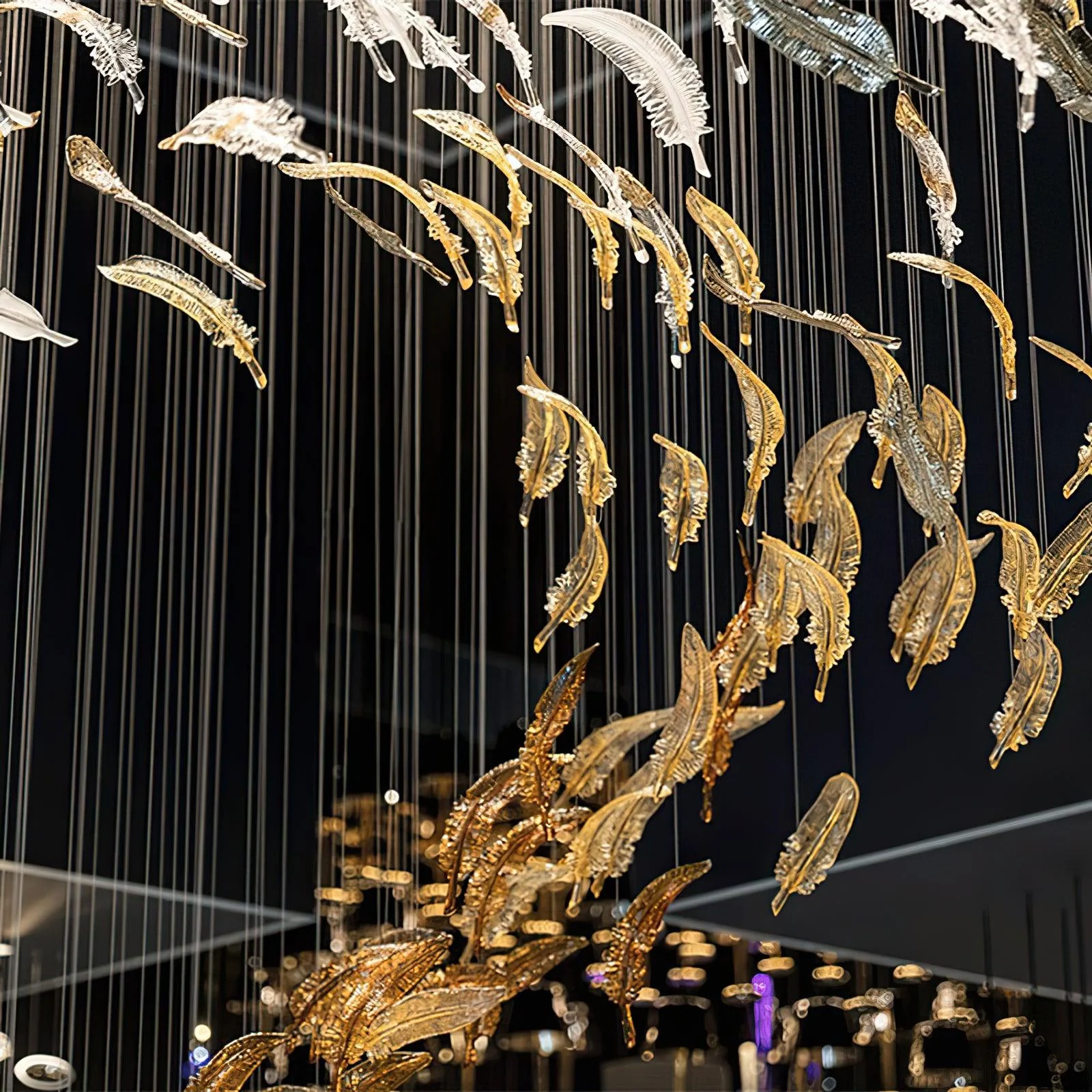 Aetherial Glass Leaf Chandelier - Image 52