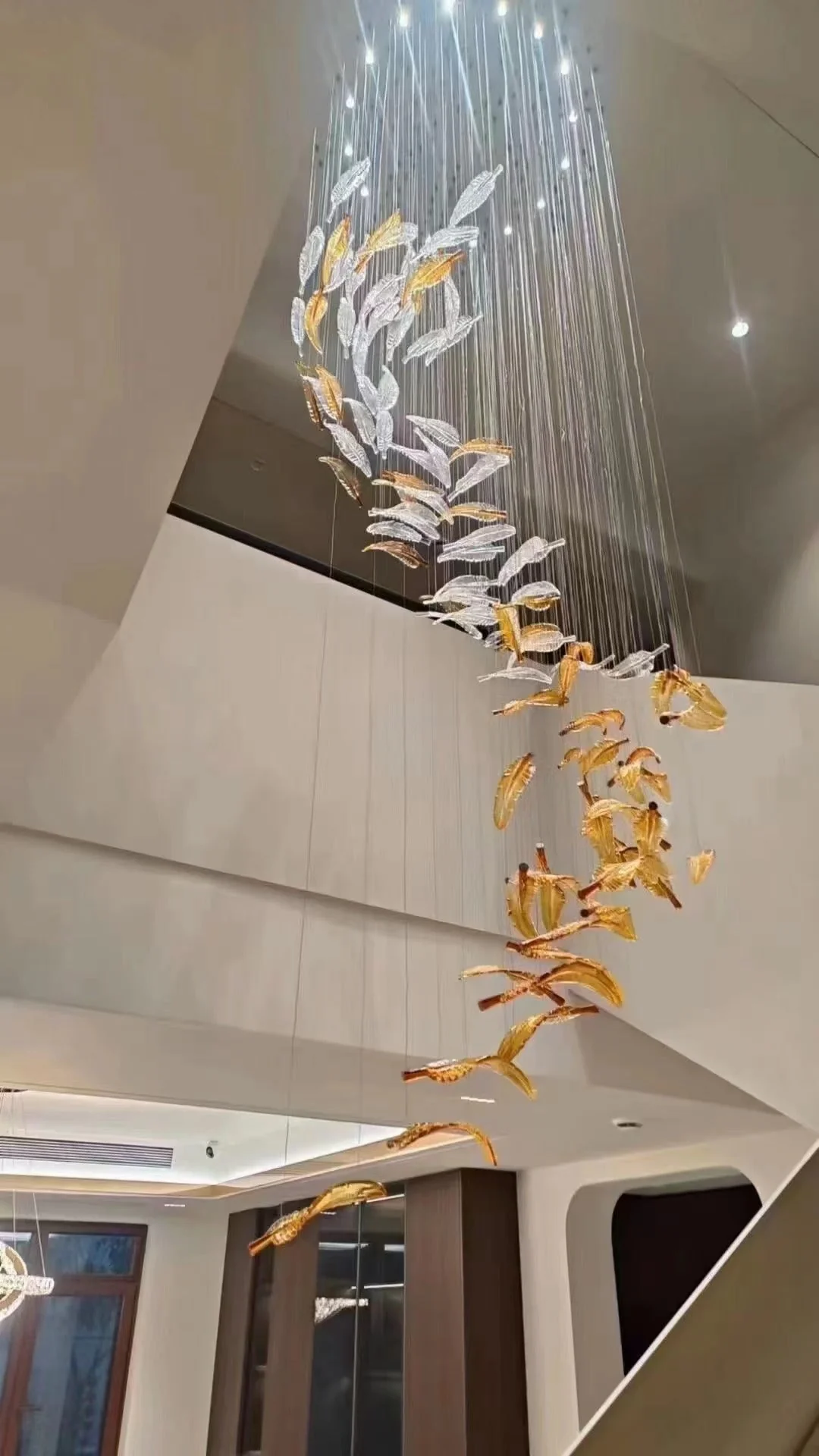 Aetherial Glass Leaf Chandelier - Image 53