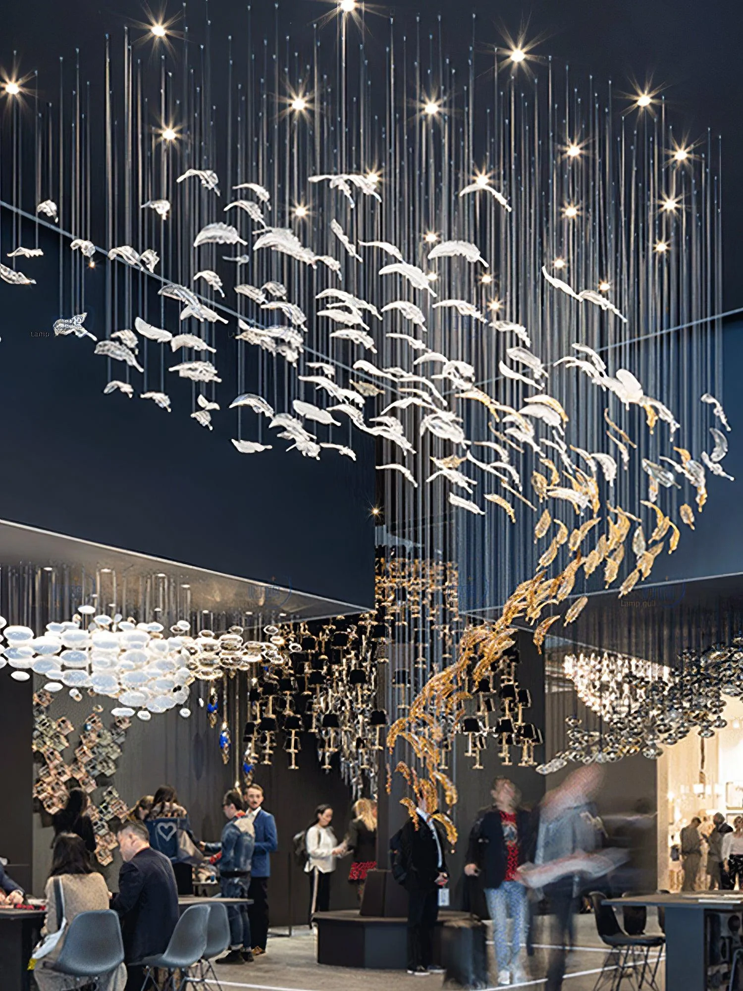 Aetherial Glass Leaf Chandelier - Image 60