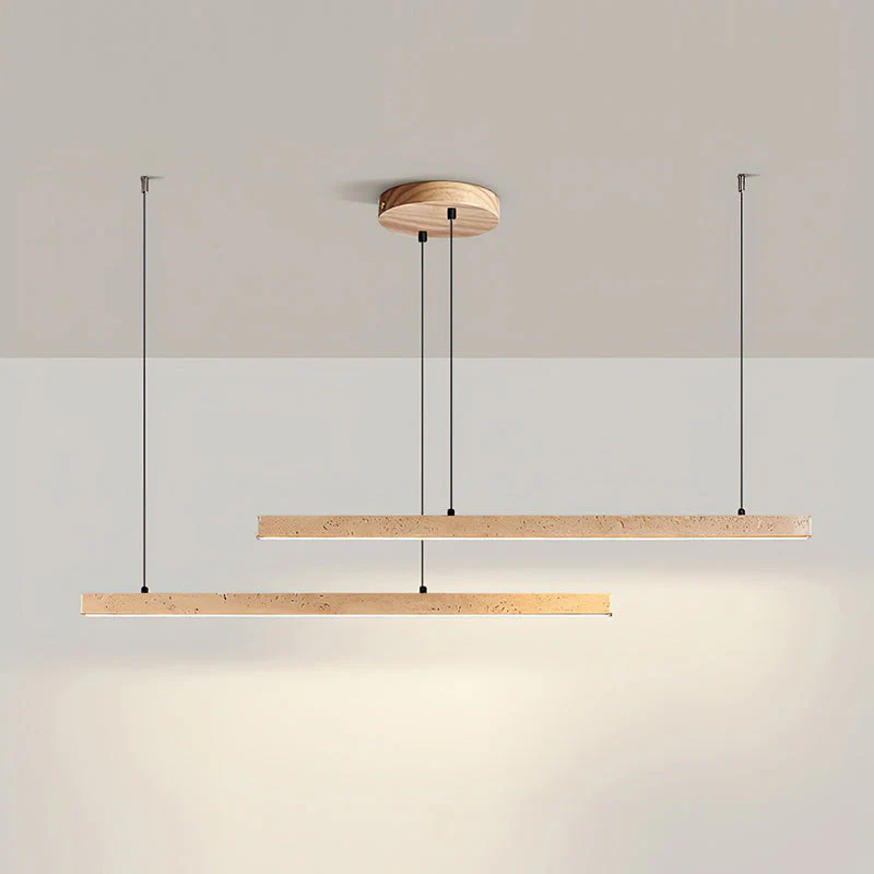 Agureli Wabi-Sabi Travertine Pendant Light - Image 20