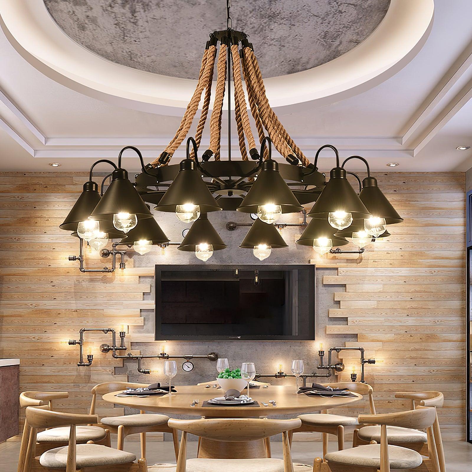 Aiden Industrial Chandelier - Image 12