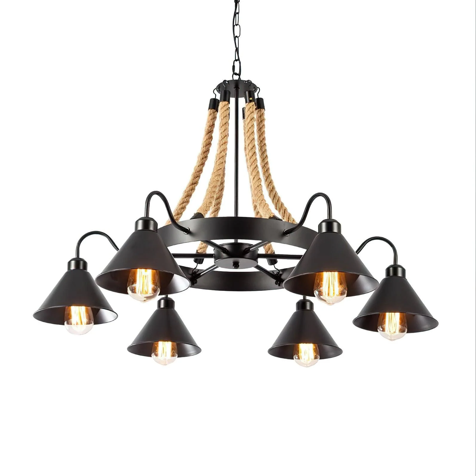 Aiden Industrial Chandelier - Image 2