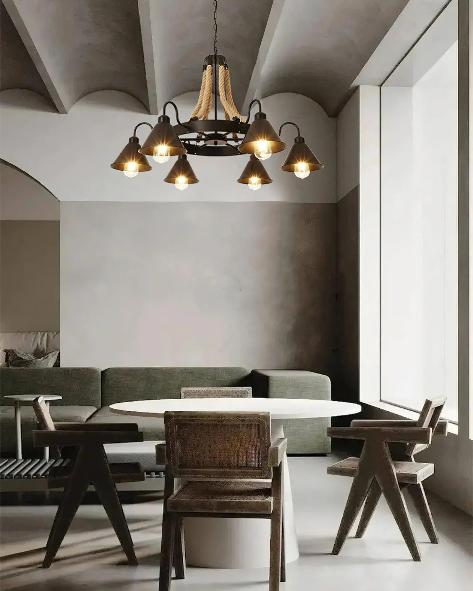 Aiden Industrial Chandelier - Image 24