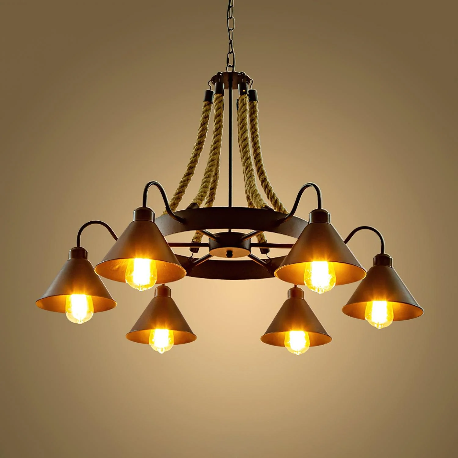Aiden Industrial Chandelier - Image 27
