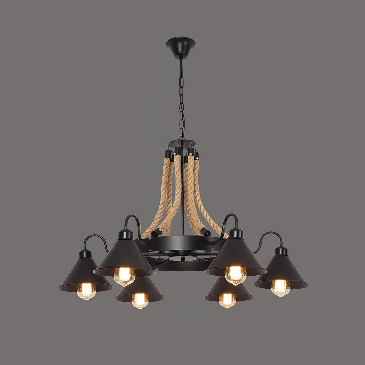 Aiden Industrial Chandelier - Image 5