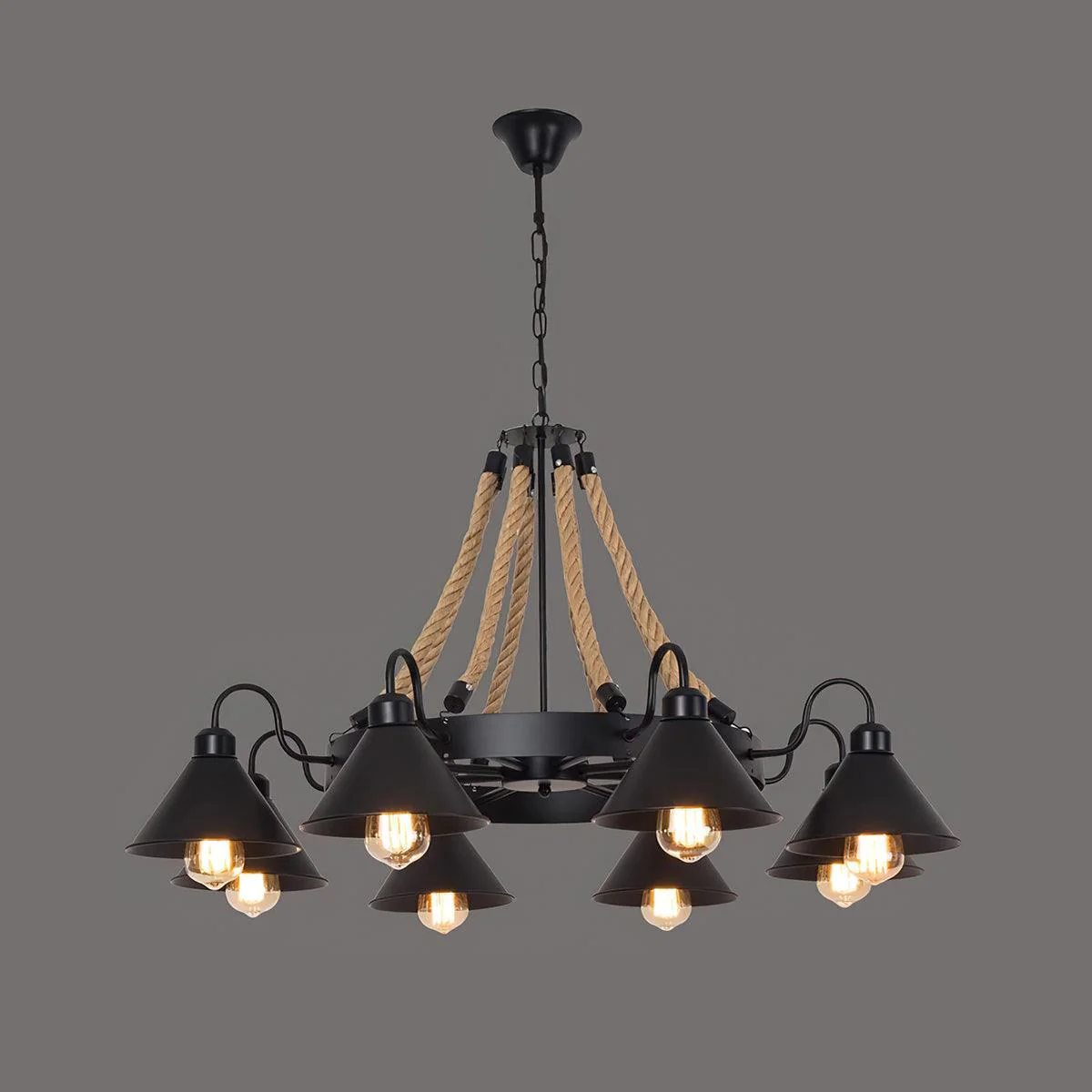 Aiden Industrial Chandelier - Image 6