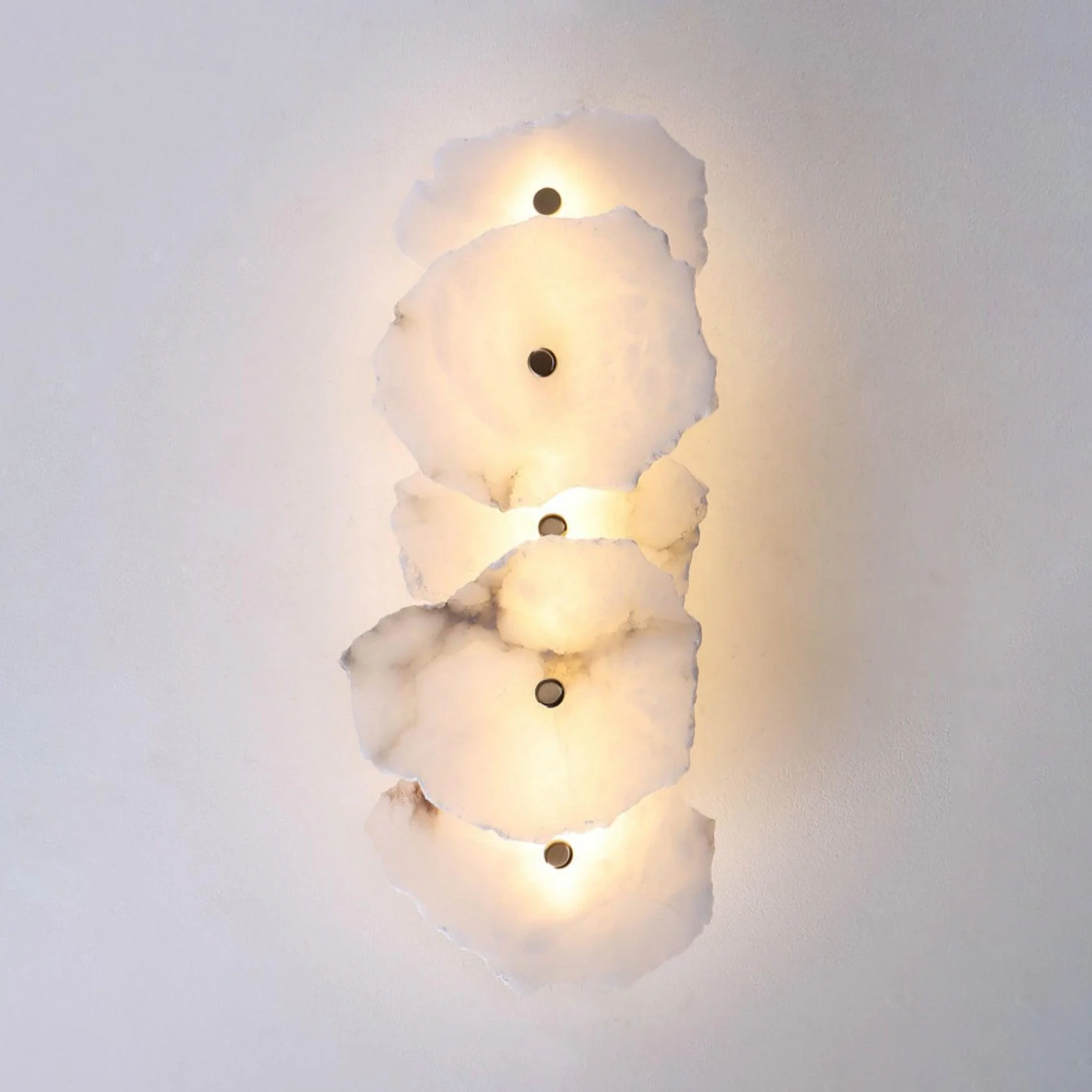 Alaeila Floral Cluster Alabaster Wall Light - Image 11