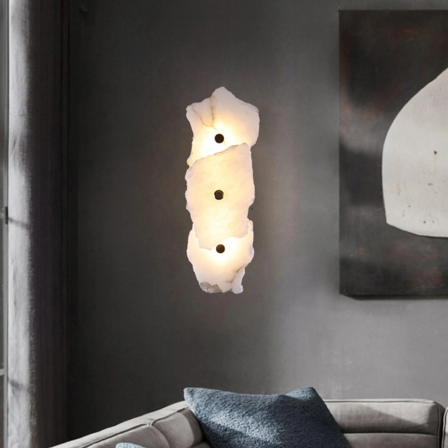 Alaeila Floral Cluster Alabaster Wall Light - Image 41