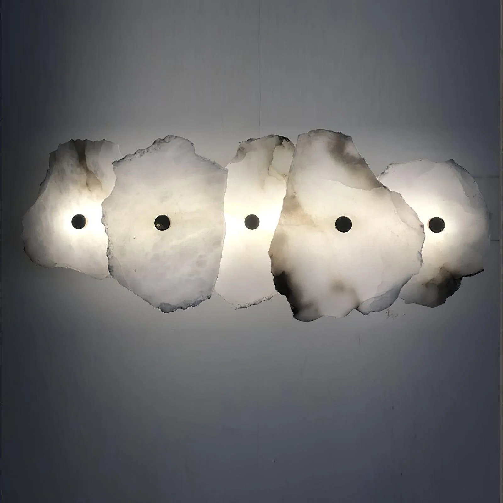 Alaeila Floral Cluster Alabaster Wall Light - Image 5