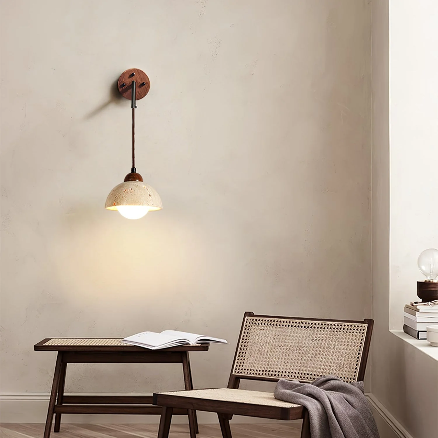 Alcarion Travertine Wall Light - Image 17