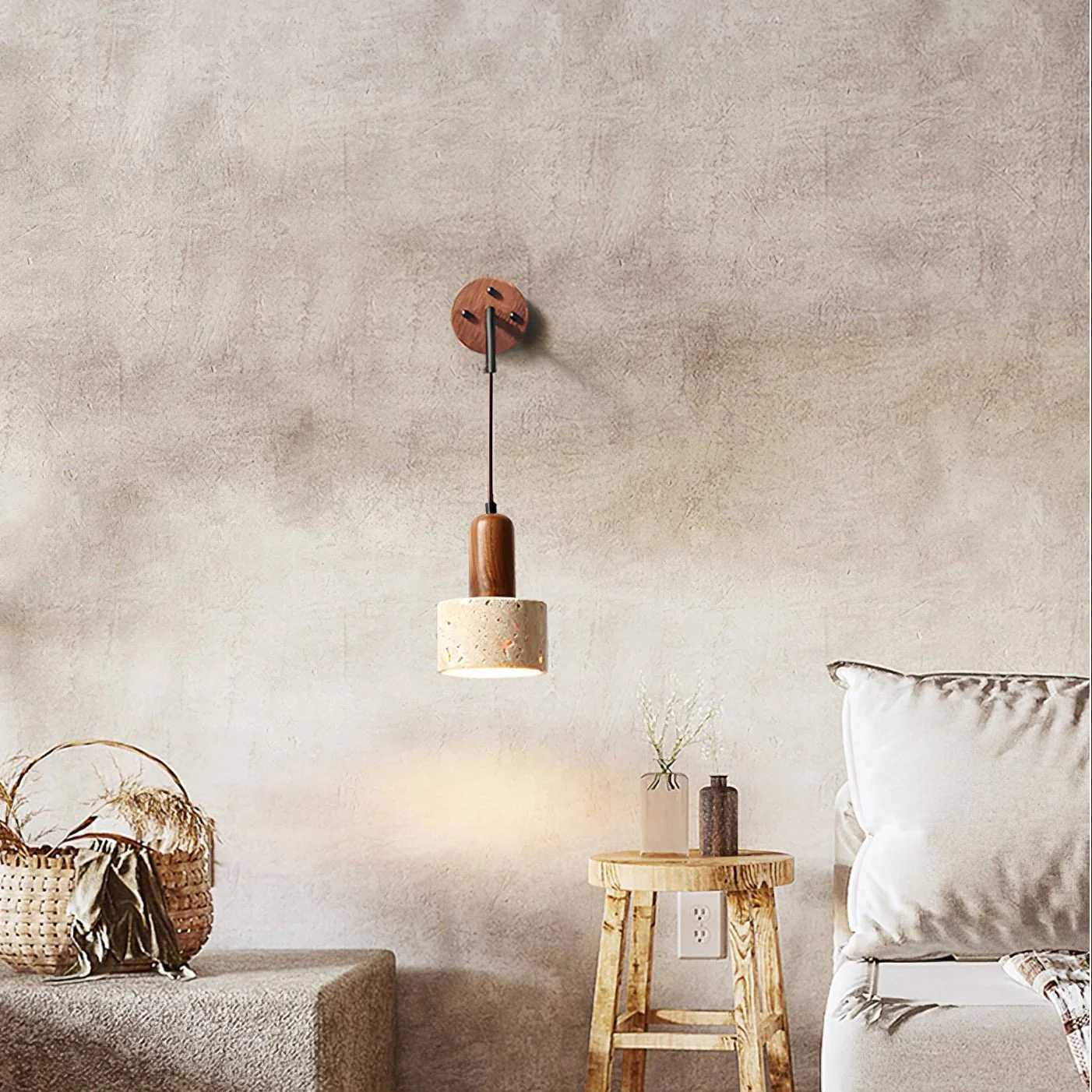 Alcarion Travertine Wall Light - Image 25