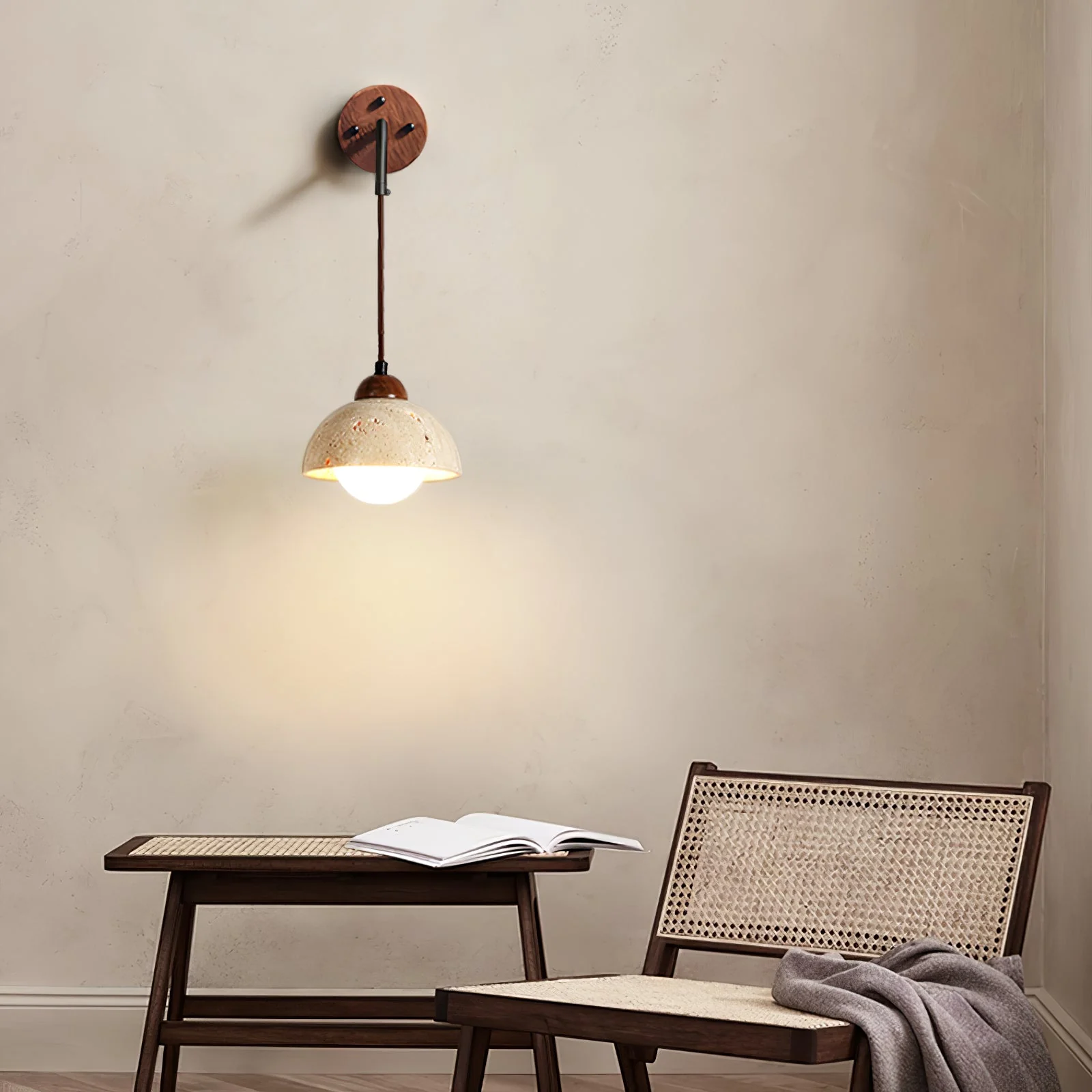 Alcarion Travertine Wall Light - Image 4