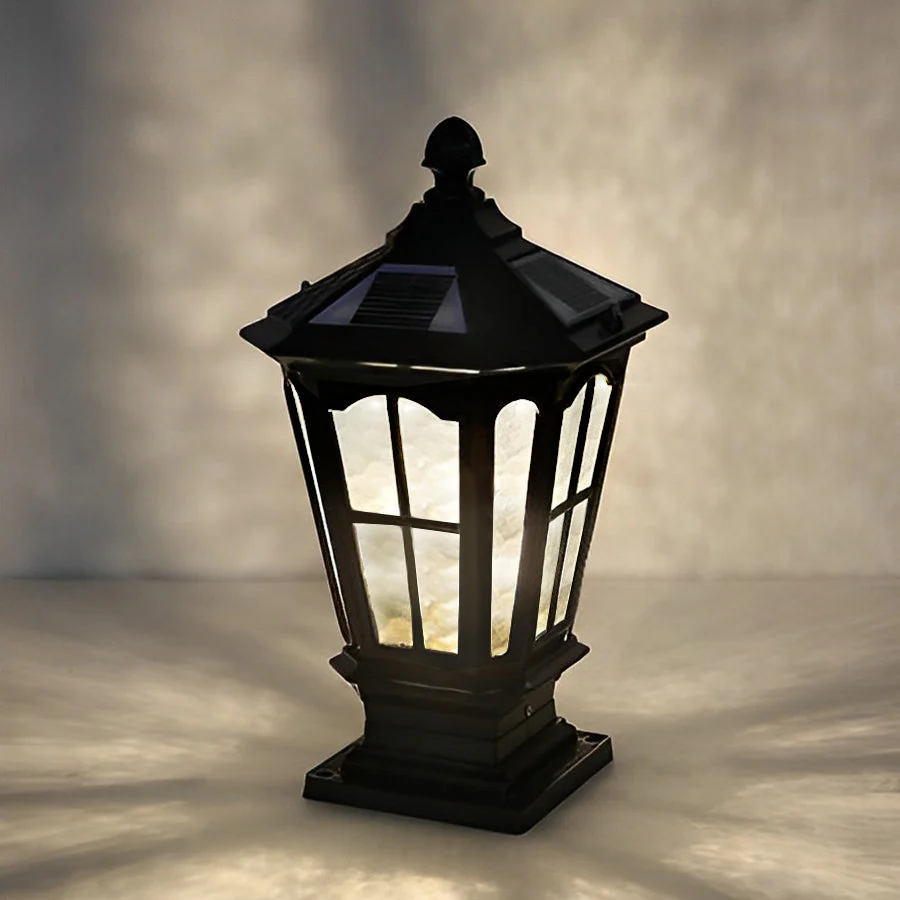 Alison Retro Pavilion LED Outdoor Fence Post Lights - Image 16