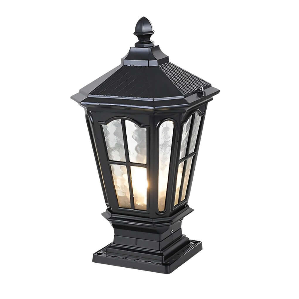 Alison Retro Pavilion LED Outdoor Fence Post Lights - Image 3