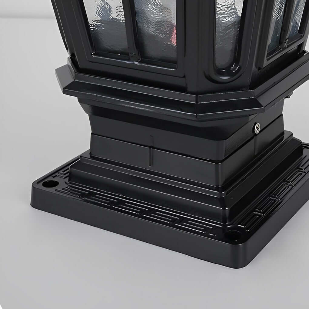 Alison Retro Pavilion LED Outdoor Fence Post Lights - Image 7