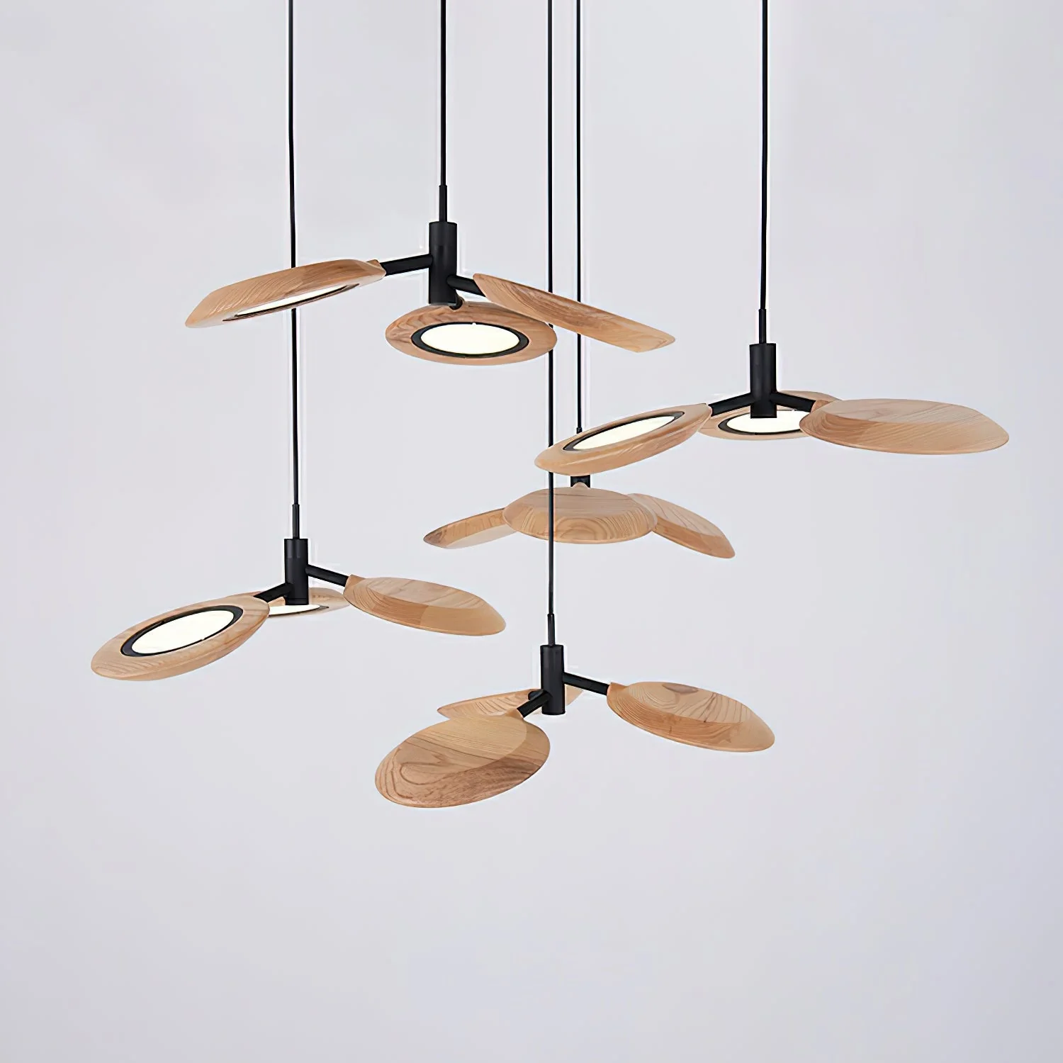 Alnoraris Tiered Wood Pendant Light - Image 10