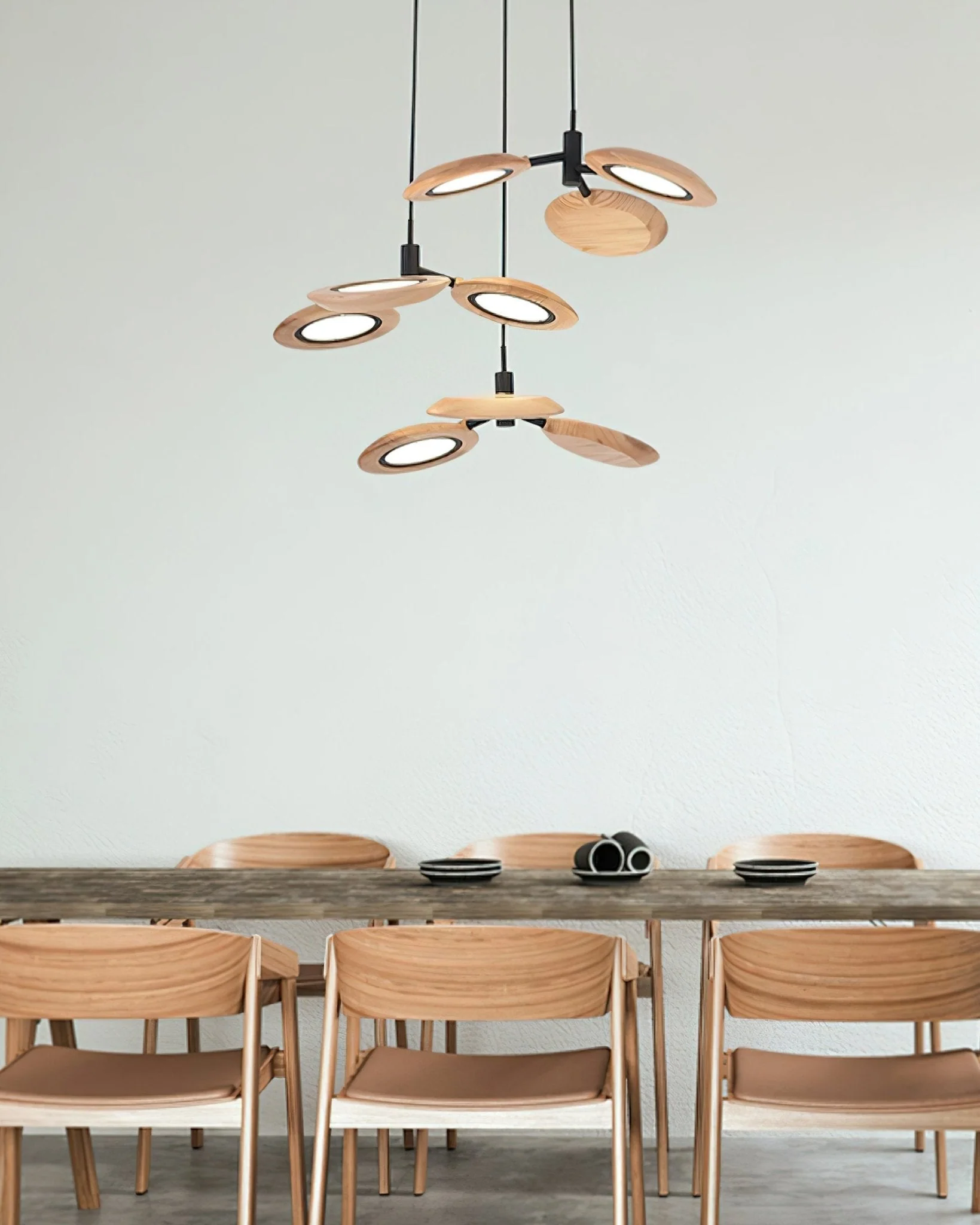 Alnoraris Tiered Wood Pendant Light - Image 22